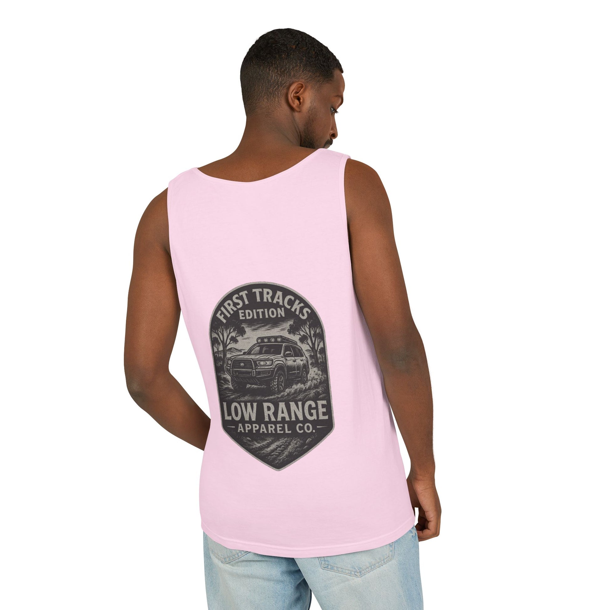 First Tracks Unisex Tank Top | Low Range Apparel Co. - Low Range Apparel Co.