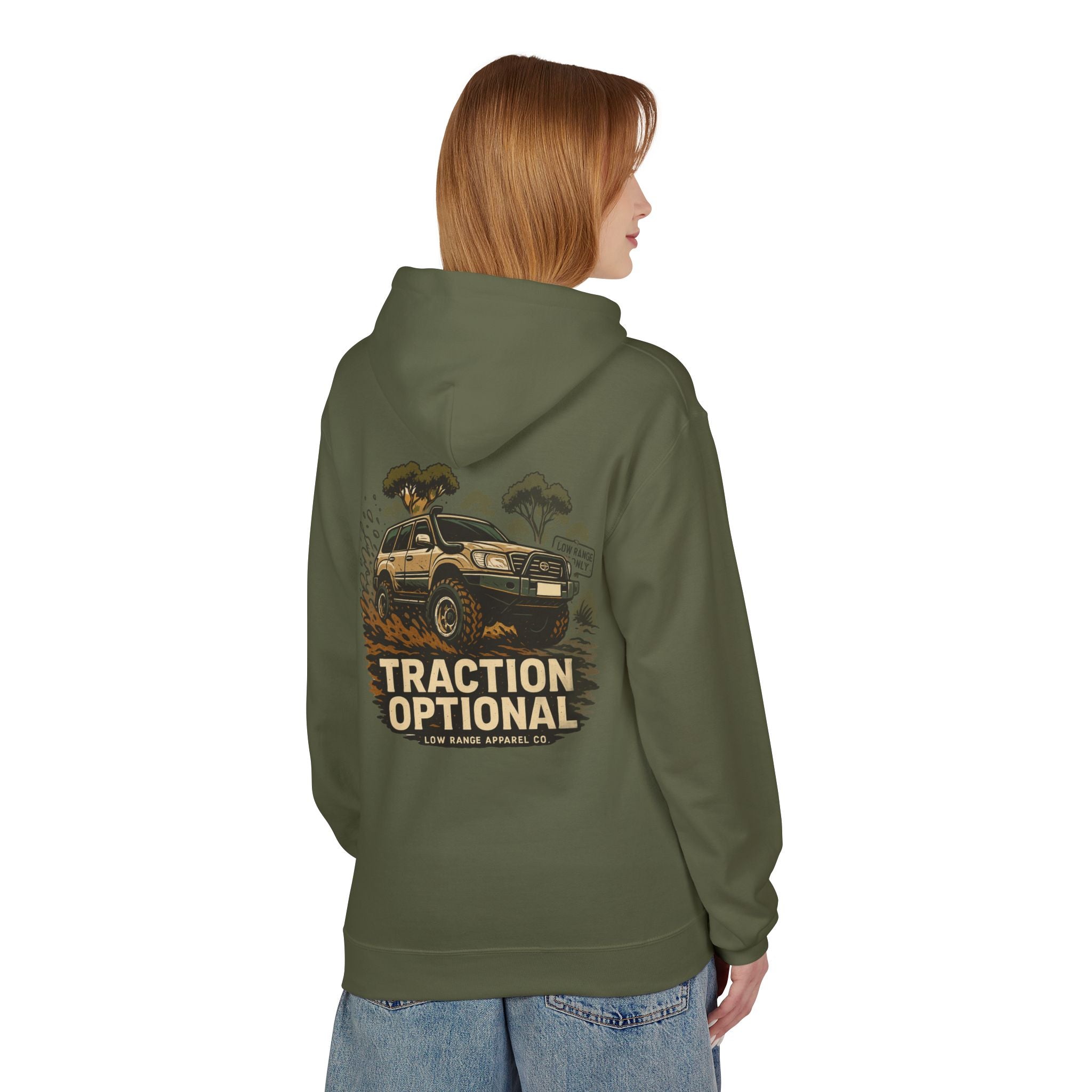 Traction Optional Unisex Hoodie | Low Range Apparel Co.