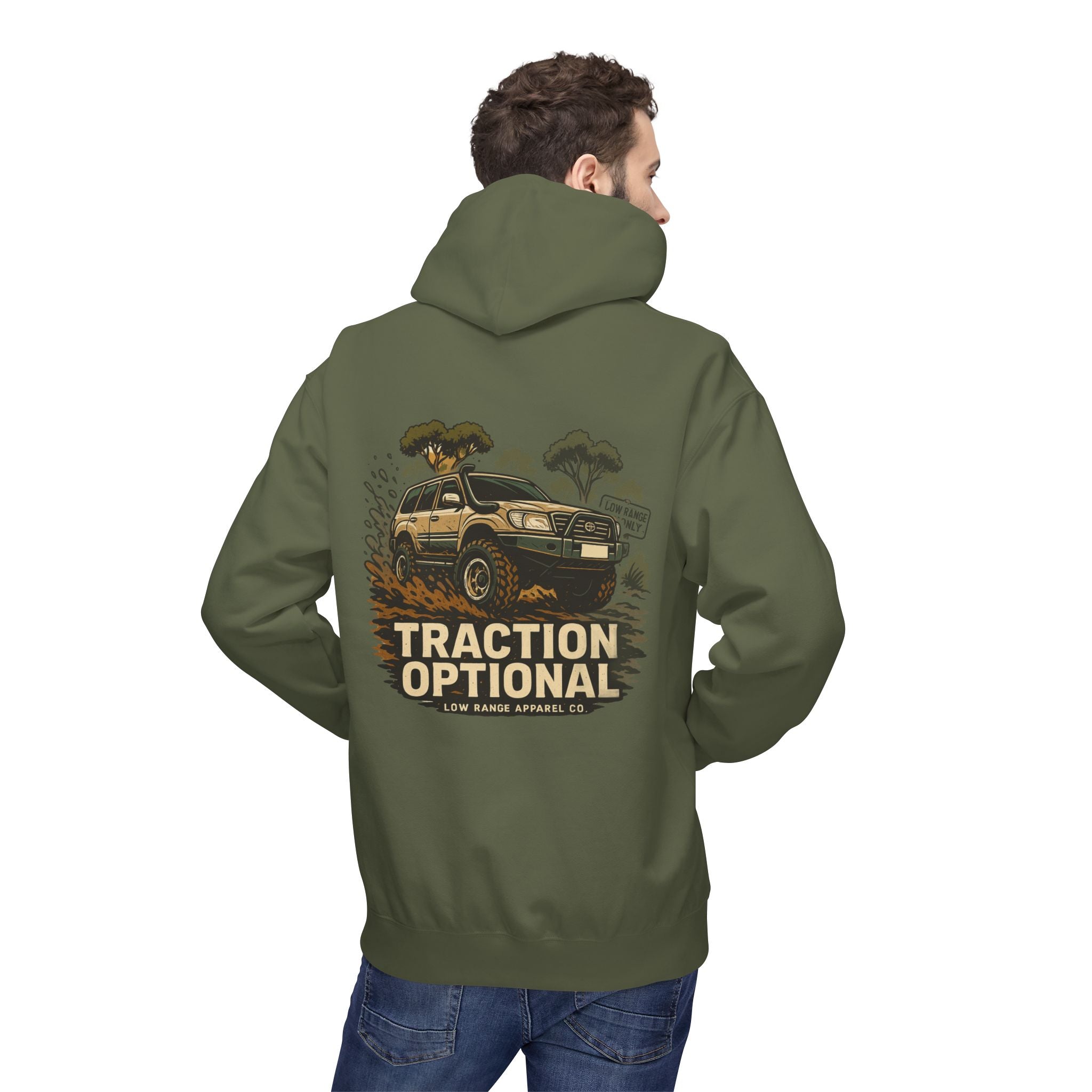 Traction Optional Unisex Hoodie | Low Range Apparel Co.