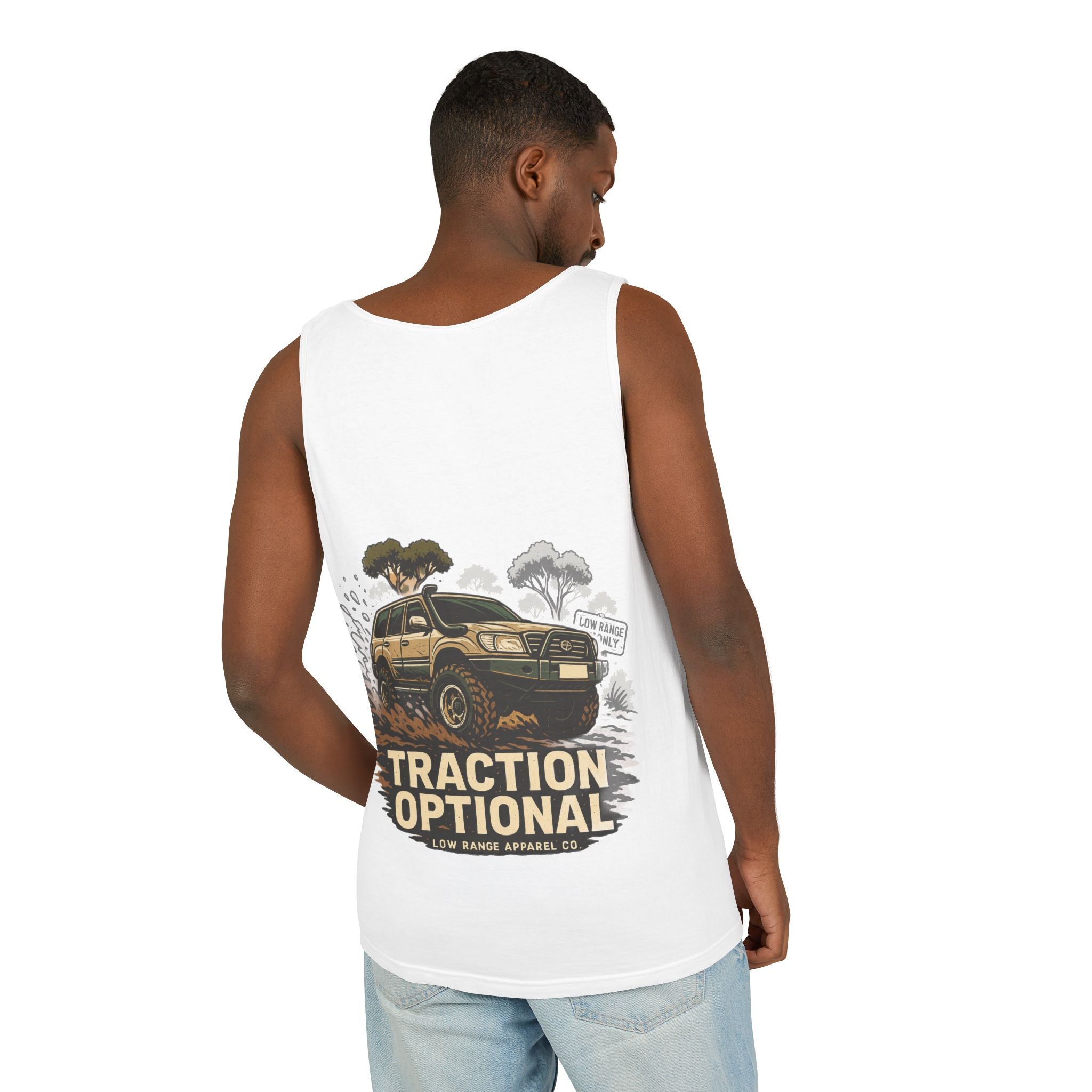 Traction Optional Unisex Tank Top | Low Range Apparel Co.