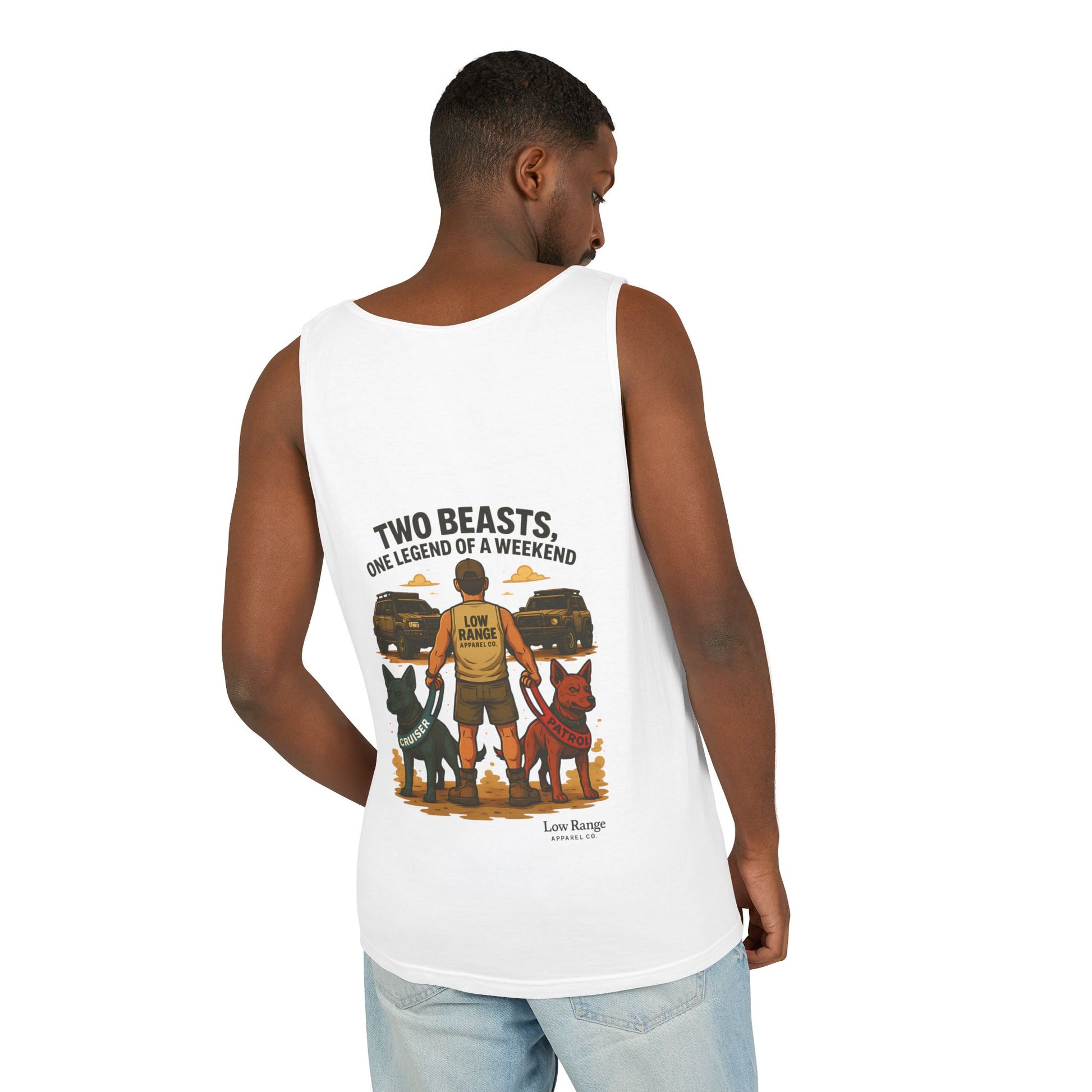 Two Beasts Unisex Tank Top | Low Range Apparel Co. - Low Range Apparel Co.