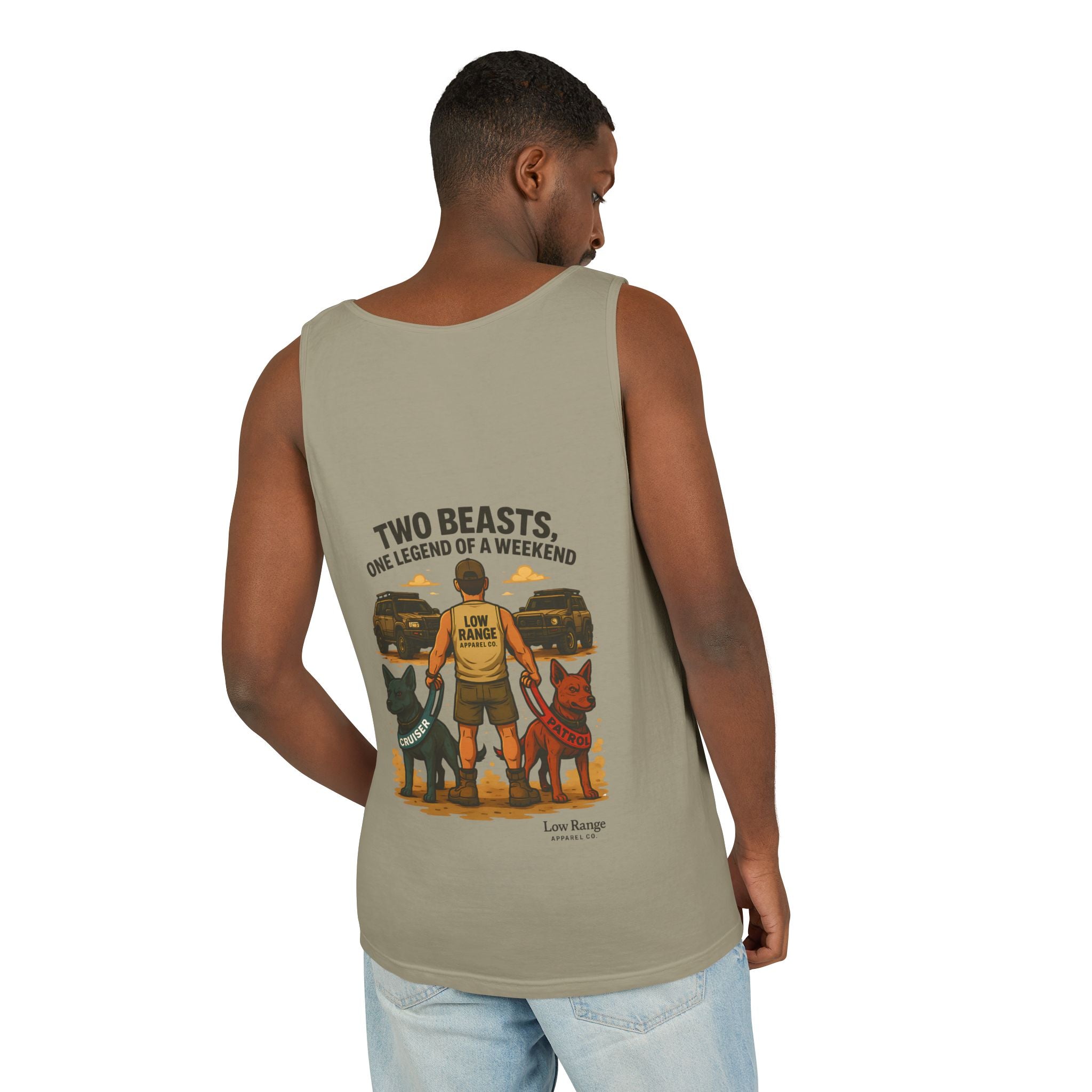Two Beasts Unisex Tank Top | Low Range Apparel Co. - Low Range Apparel Co.