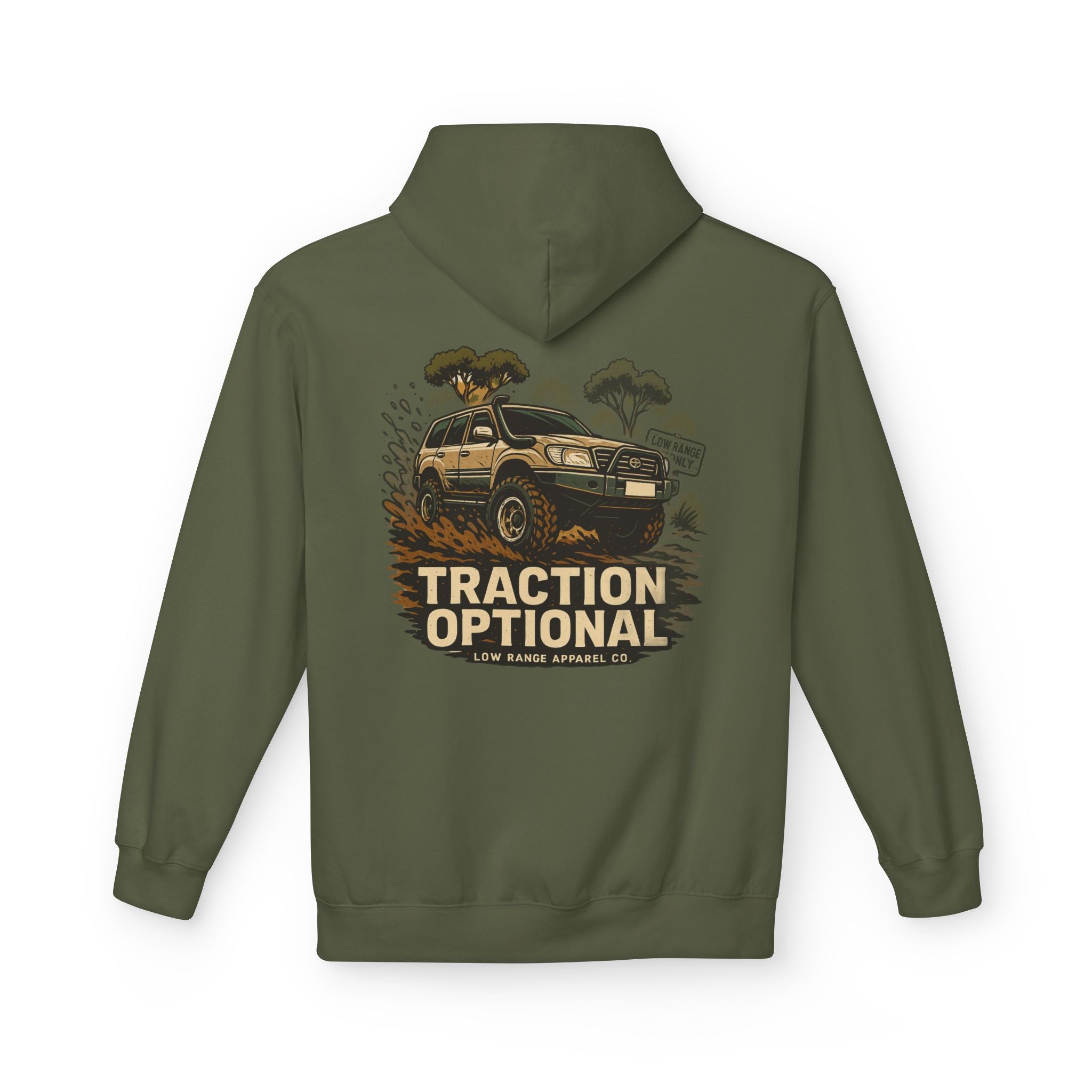 Traction Optional Unisex Hoodie | Low Range Apparel Co.