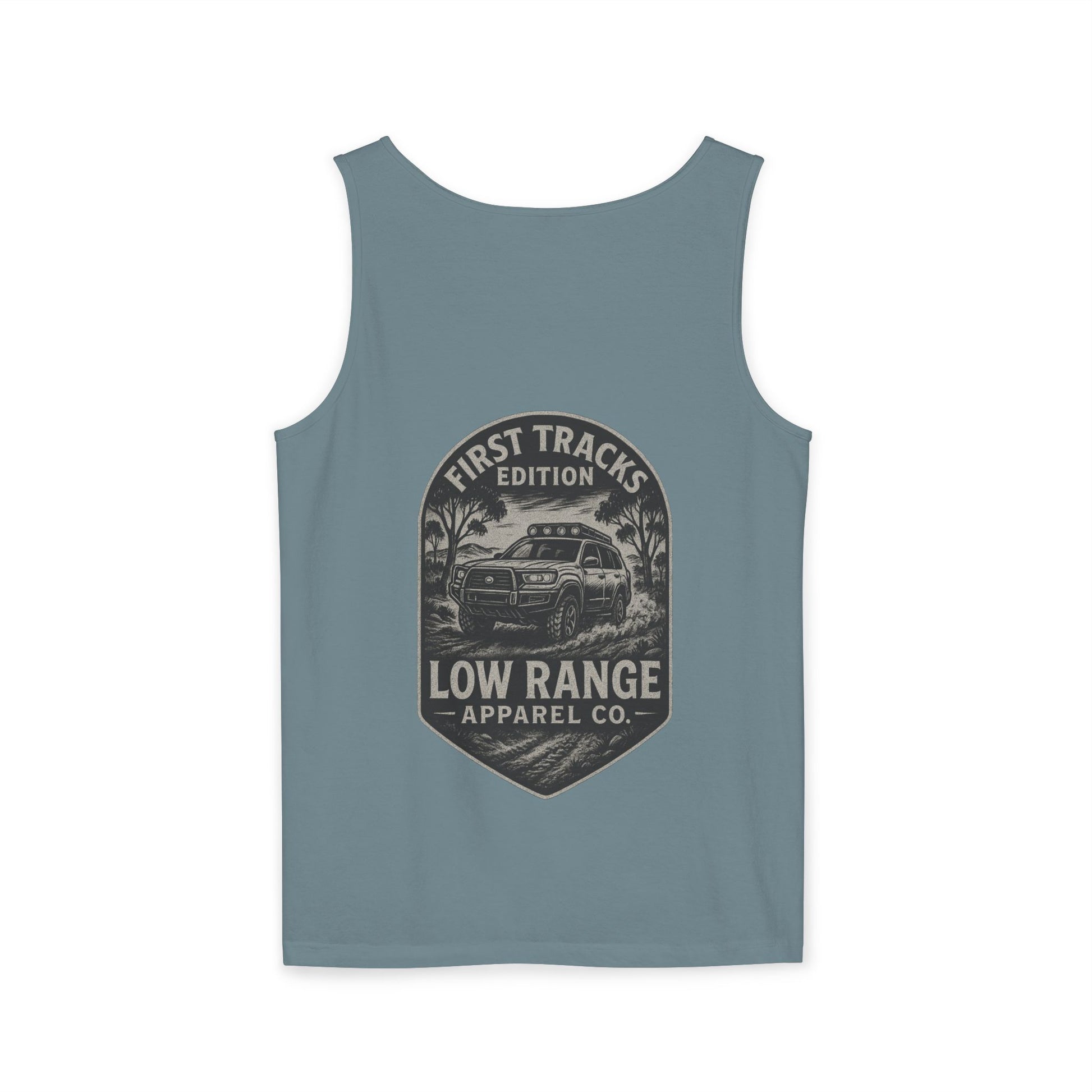 First Tracks Unisex Tank Top | Low Range Apparel Co. - Low Range Apparel Co.