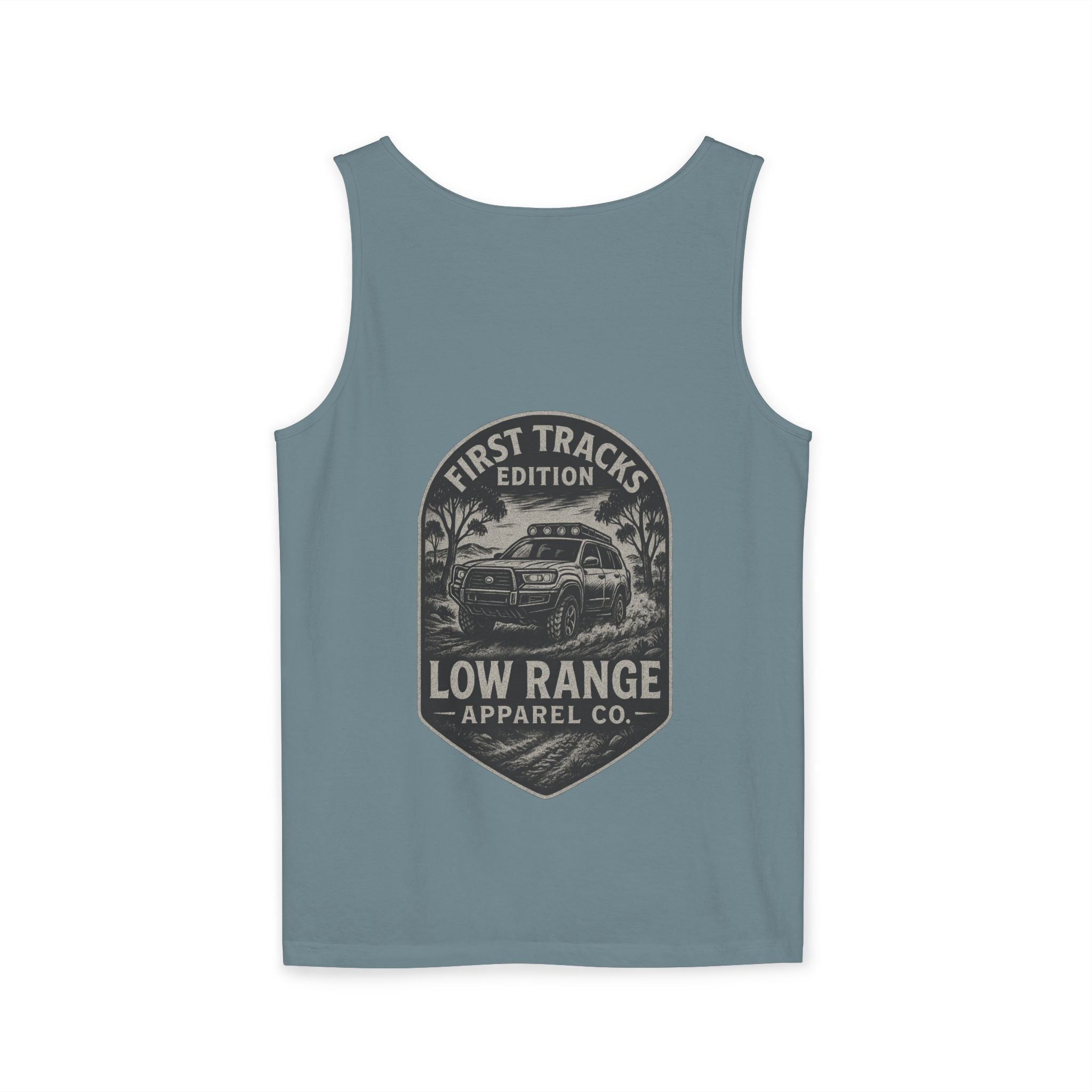 First Tracks Unisex Tank Top | Low Range Apparel Co. - Low Range Apparel Co.