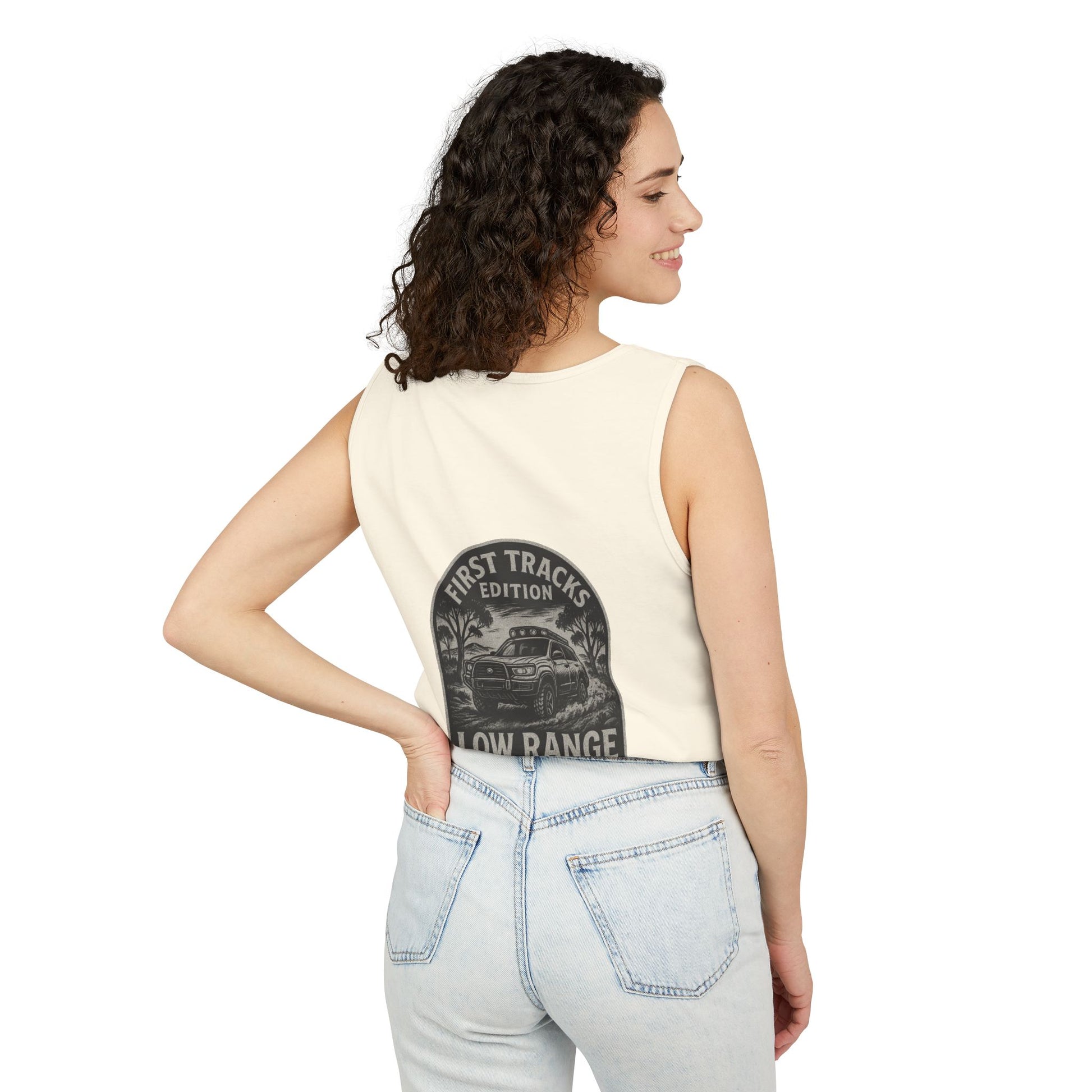 First Tracks Unisex Tank Top | Low Range Apparel Co. - Low Range Apparel Co.