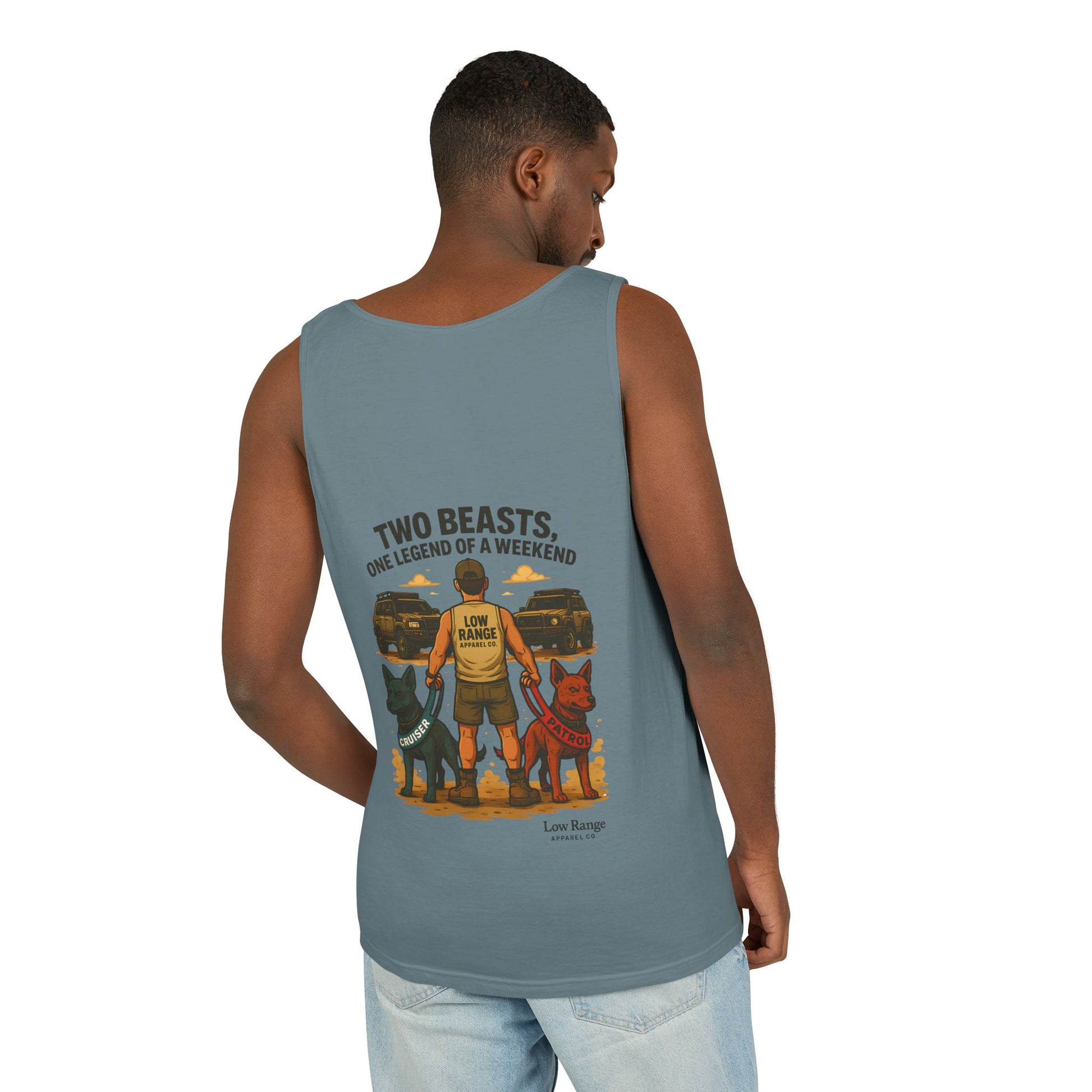 Two Beasts Unisex Tank Top | Low Range Apparel Co. - Low Range Apparel Co.