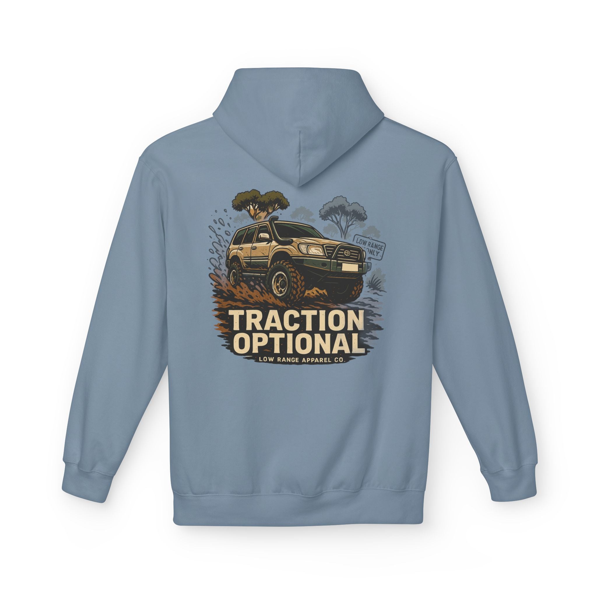 Traction Optional Unisex Hoodie | Low Range Apparel Co.