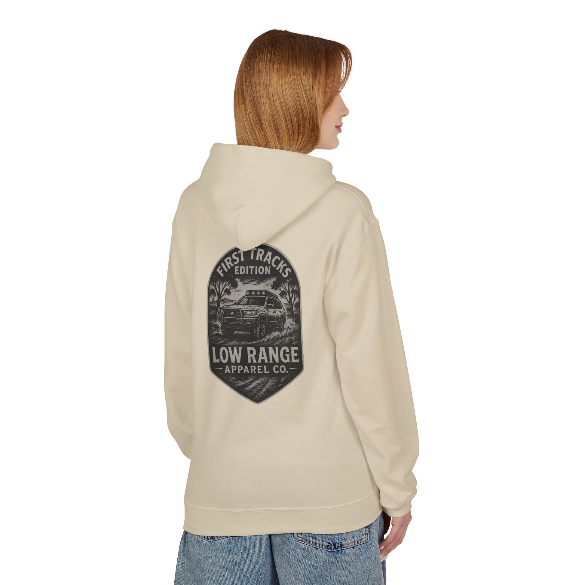 First Tracks Unisex Hoodie | Low Range Apparel Co. - Low Range Apparel Co.