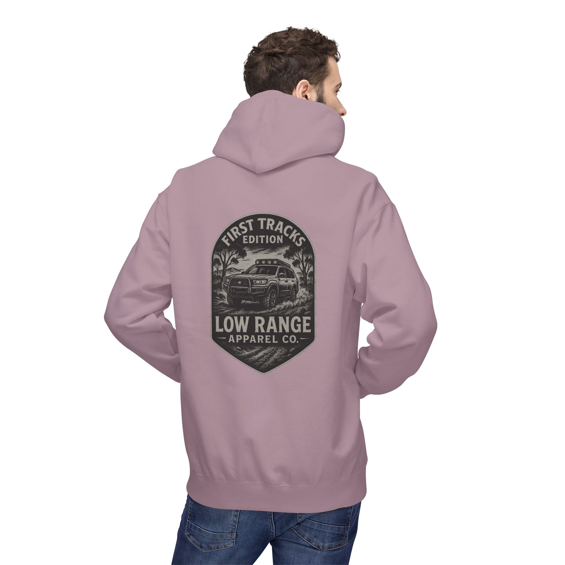 First Tracks Unisex Hoodie | Low Range Apparel Co. - Low Range Apparel Co.