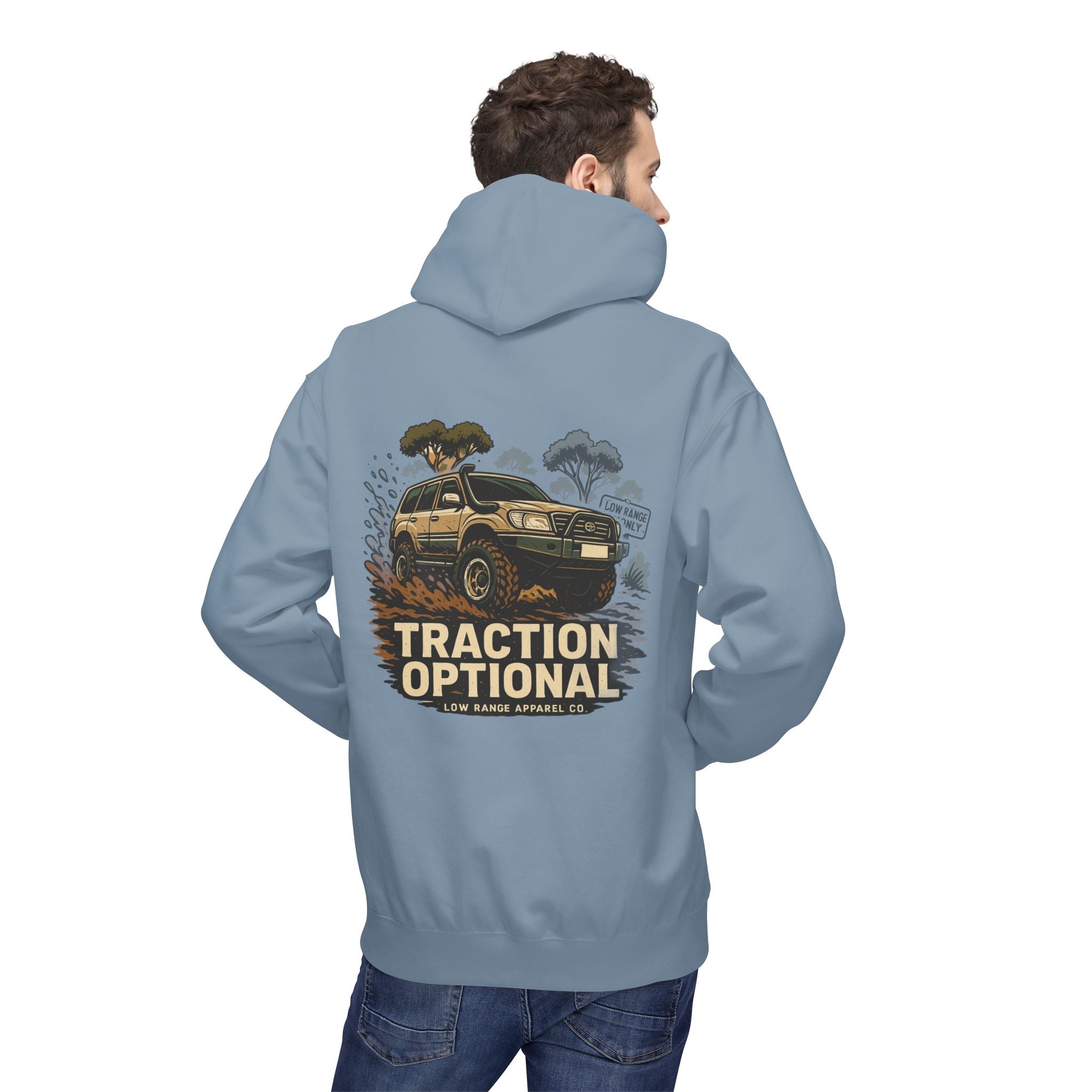 Traction Optional Unisex Hoodie | Low Range Apparel Co.