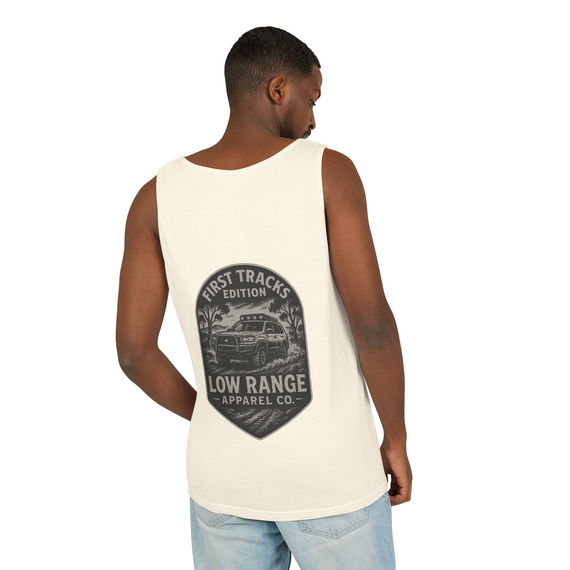 First Tracks Unisex Tank Top | Low Range Apparel Co. - Low Range Apparel Co.