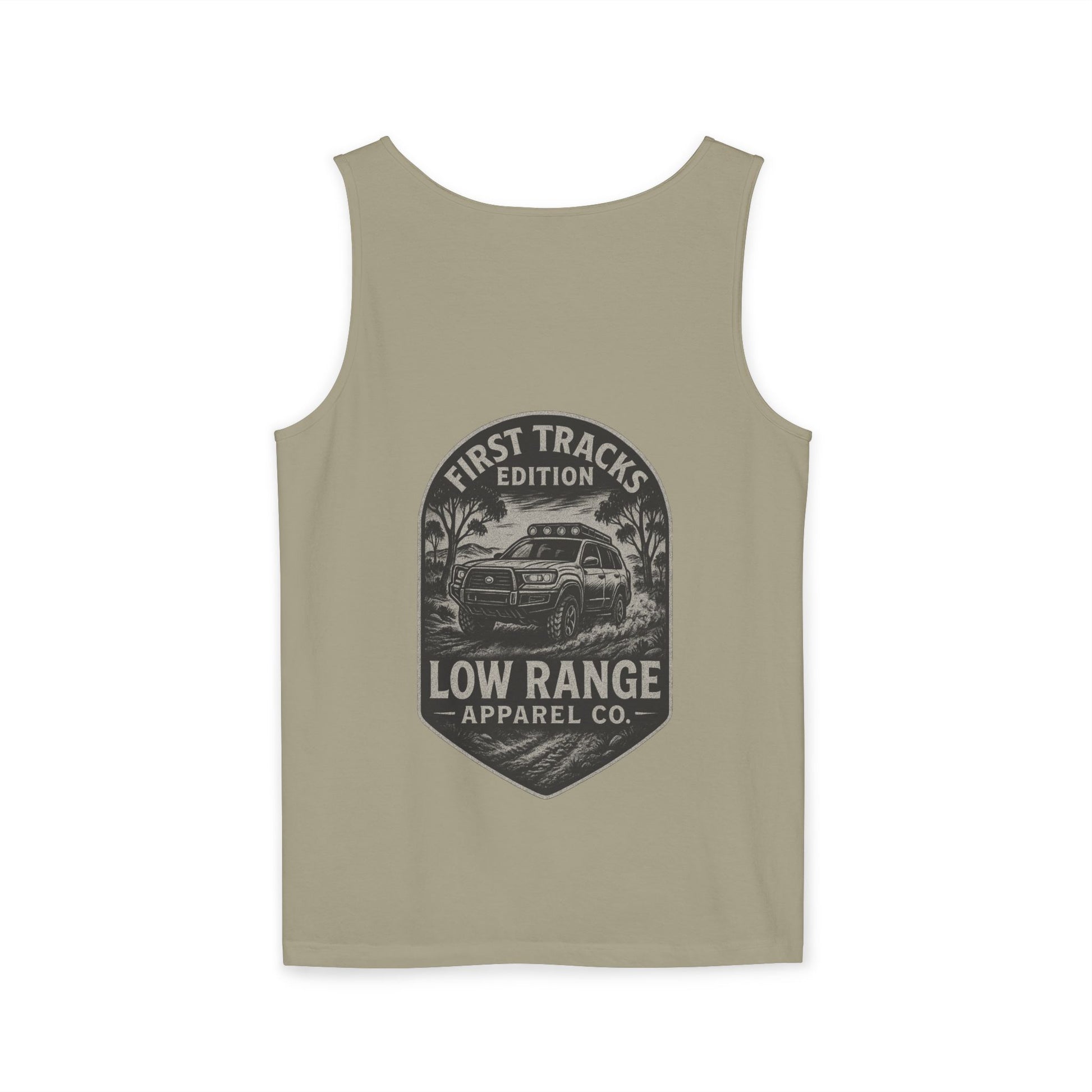 First Tracks Unisex Tank Top | Low Range Apparel Co. - Low Range Apparel Co.