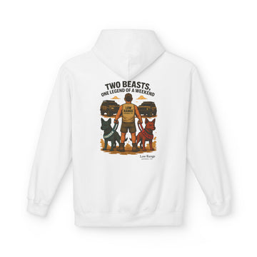 Two Beasts Unisex Hoodie | Low Range Apparel Co. - Low Range Apparel Co.