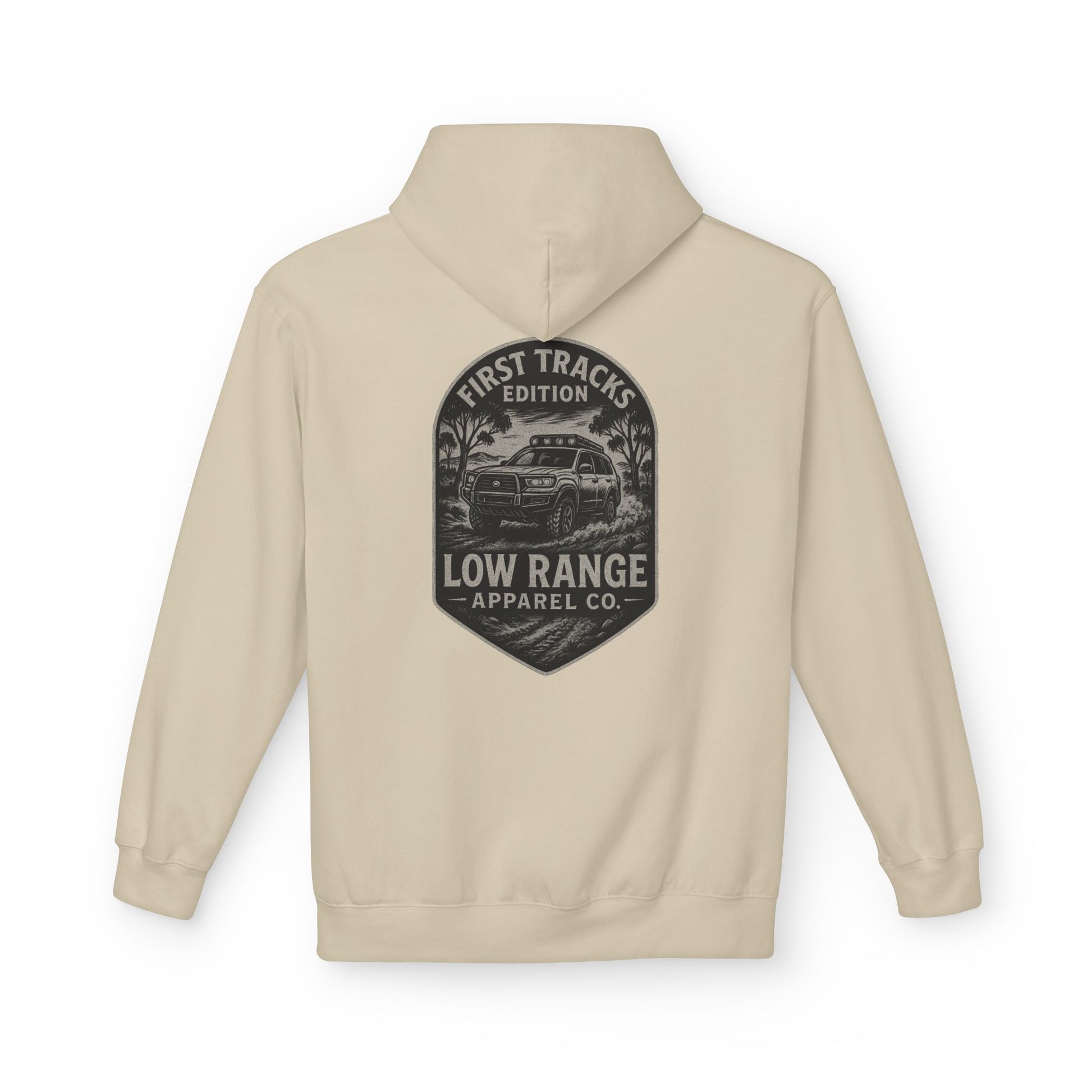 First Tracks Unisex Hoodie | Low Range Apparel Co. - Low Range Apparel Co.
