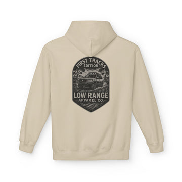 First Tracks Unisex Hoodie | Low Range Apparel Co. - Low Range Apparel Co.