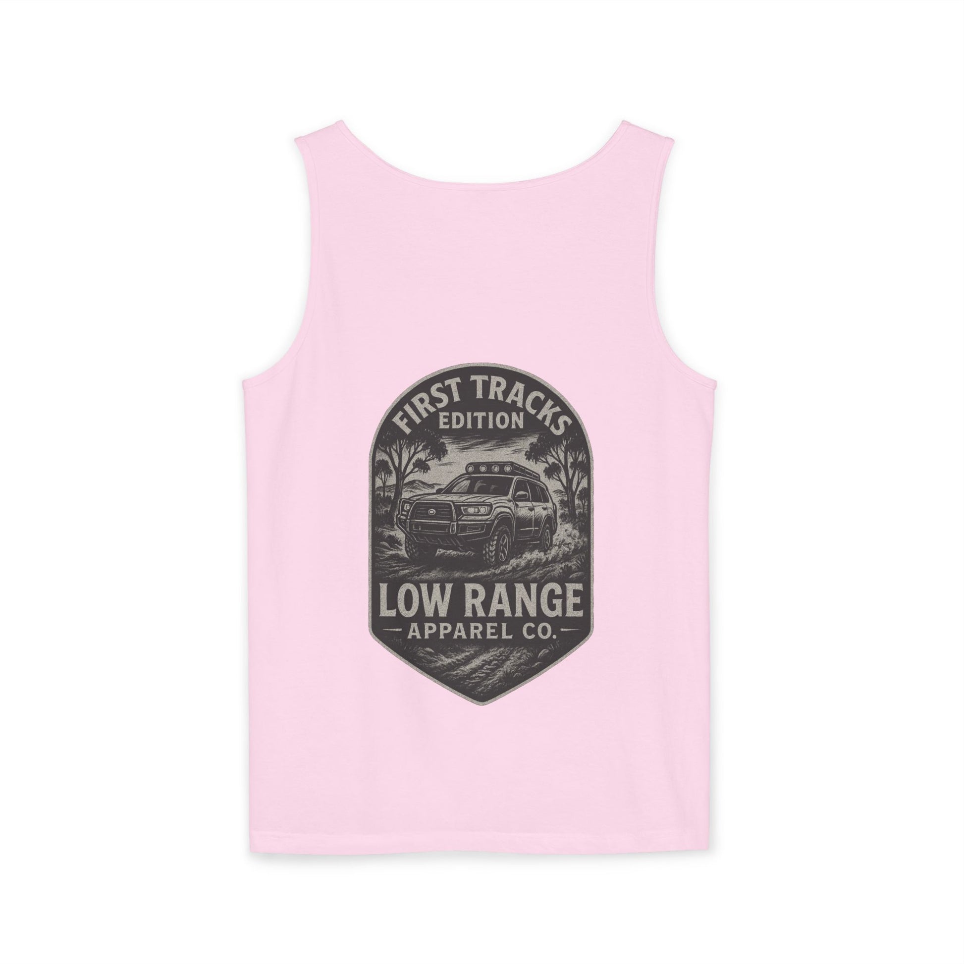 First Tracks Unisex Tank Top | Low Range Apparel Co. - Low Range Apparel Co.