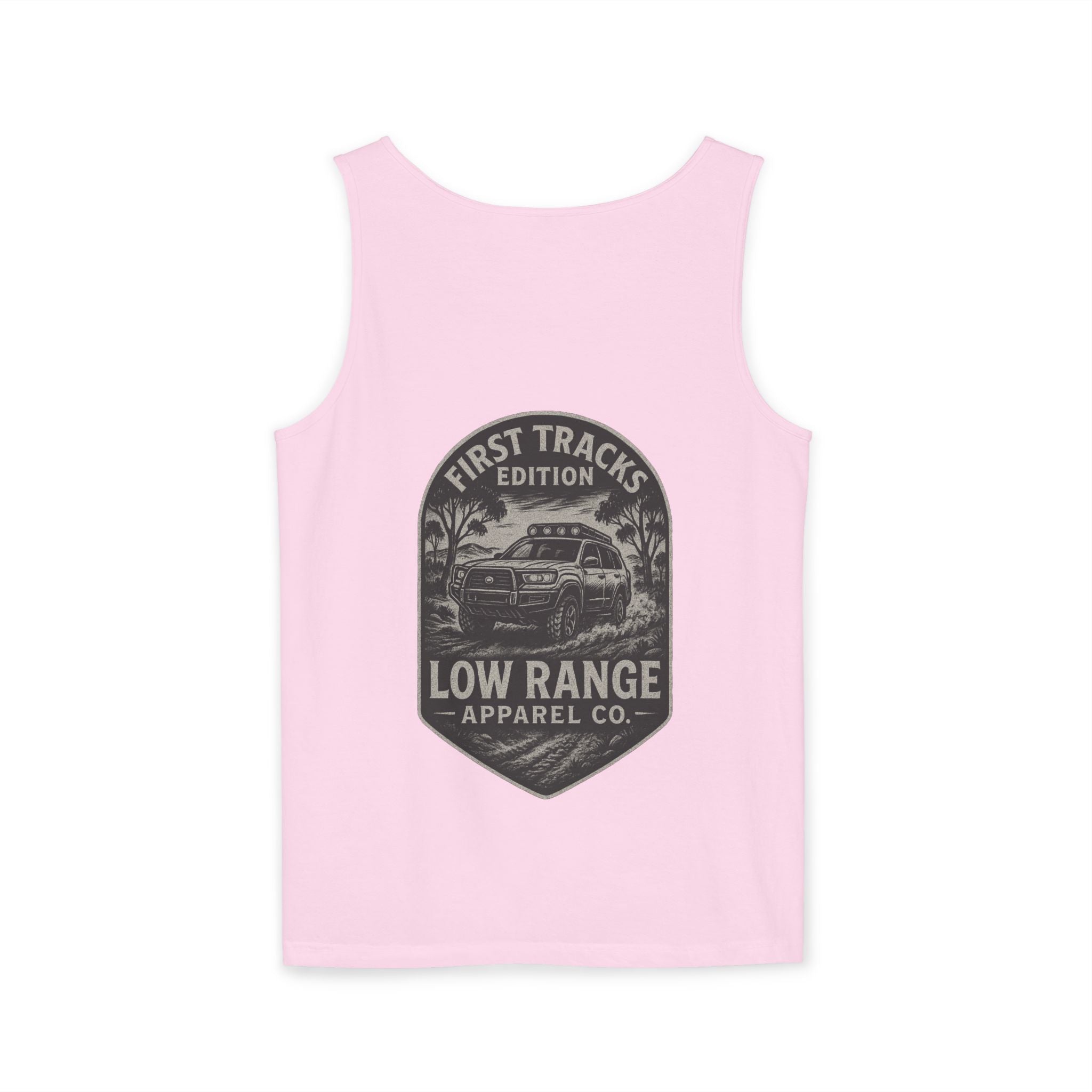 First Tracks Unisex Tank Top | Low Range Apparel Co. - Low Range Apparel Co.