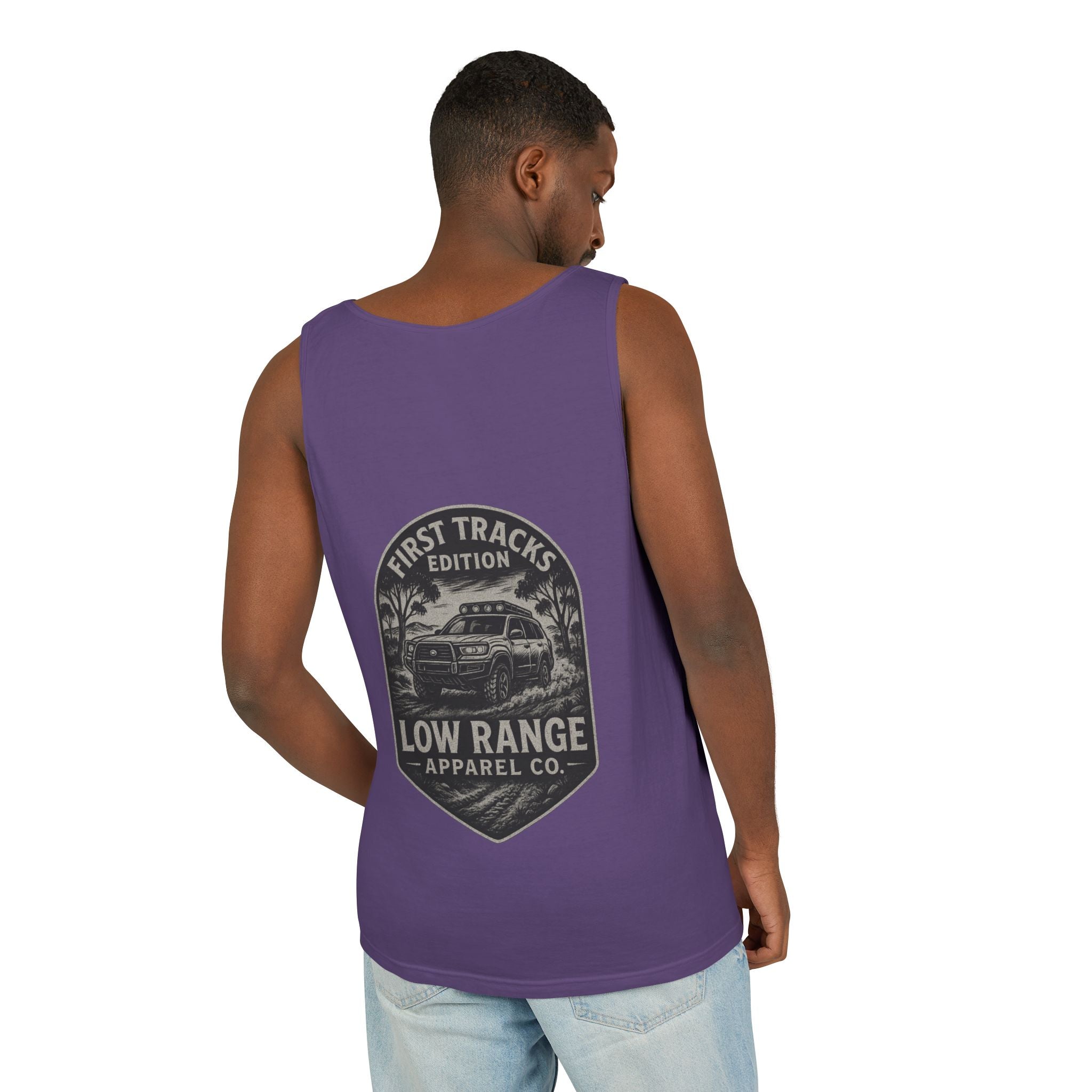 First Tracks Unisex Tank Top | Low Range Apparel Co. - Low Range Apparel Co.