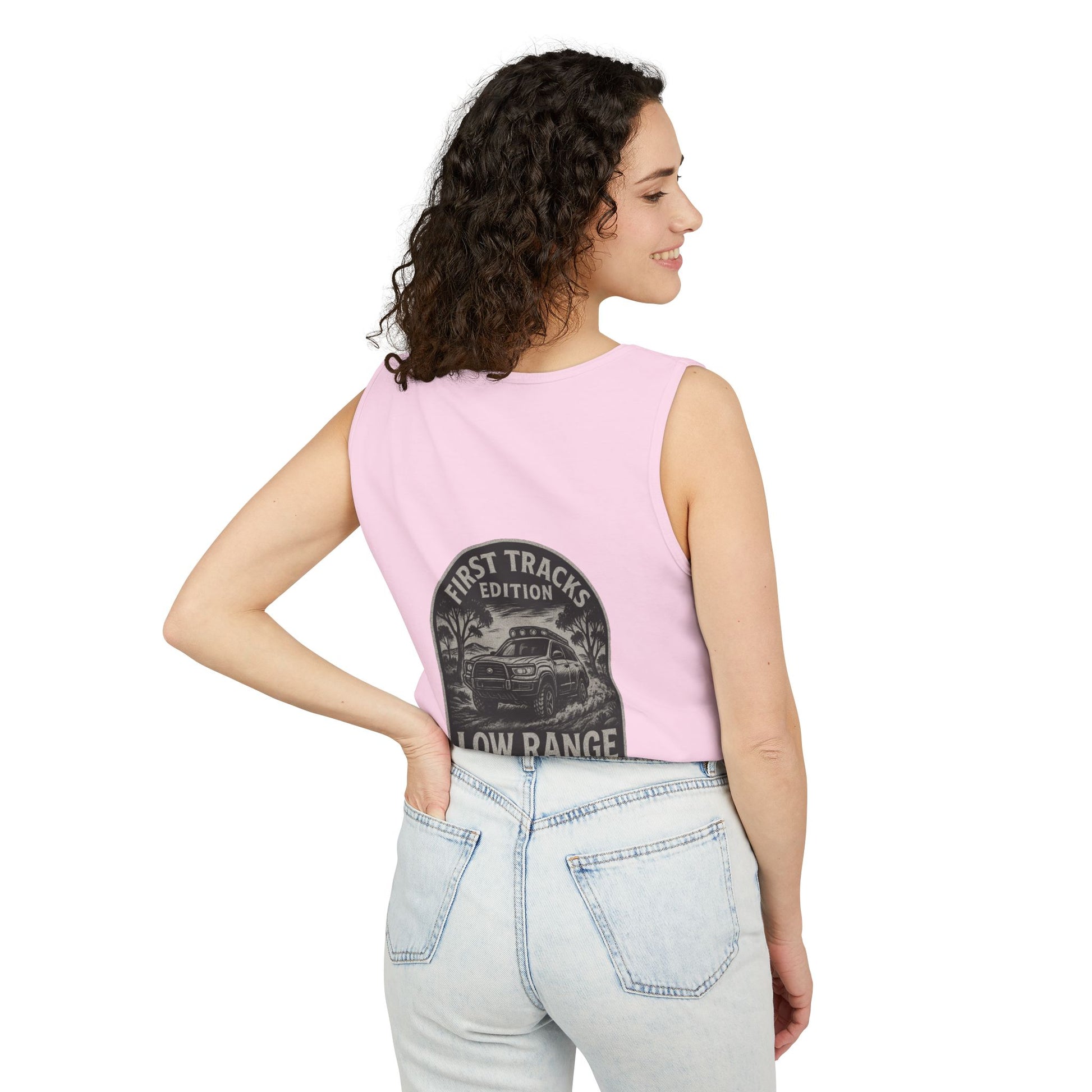 First Tracks Unisex Tank Top | Low Range Apparel Co. - Low Range Apparel Co.