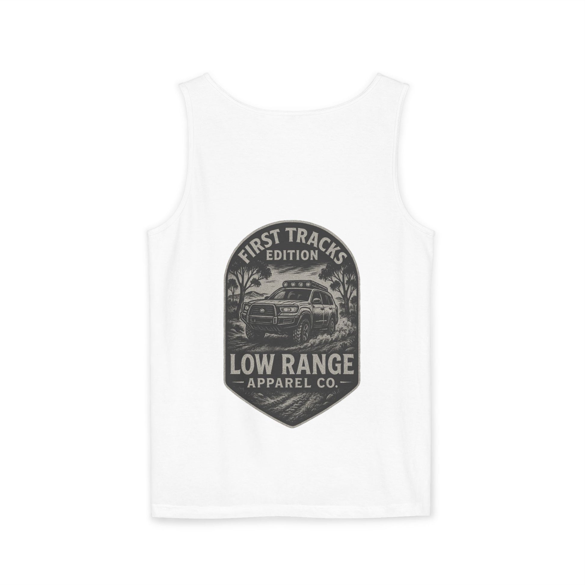 First Tracks Unisex Tank Top | Low Range Apparel Co. - Low Range Apparel Co.