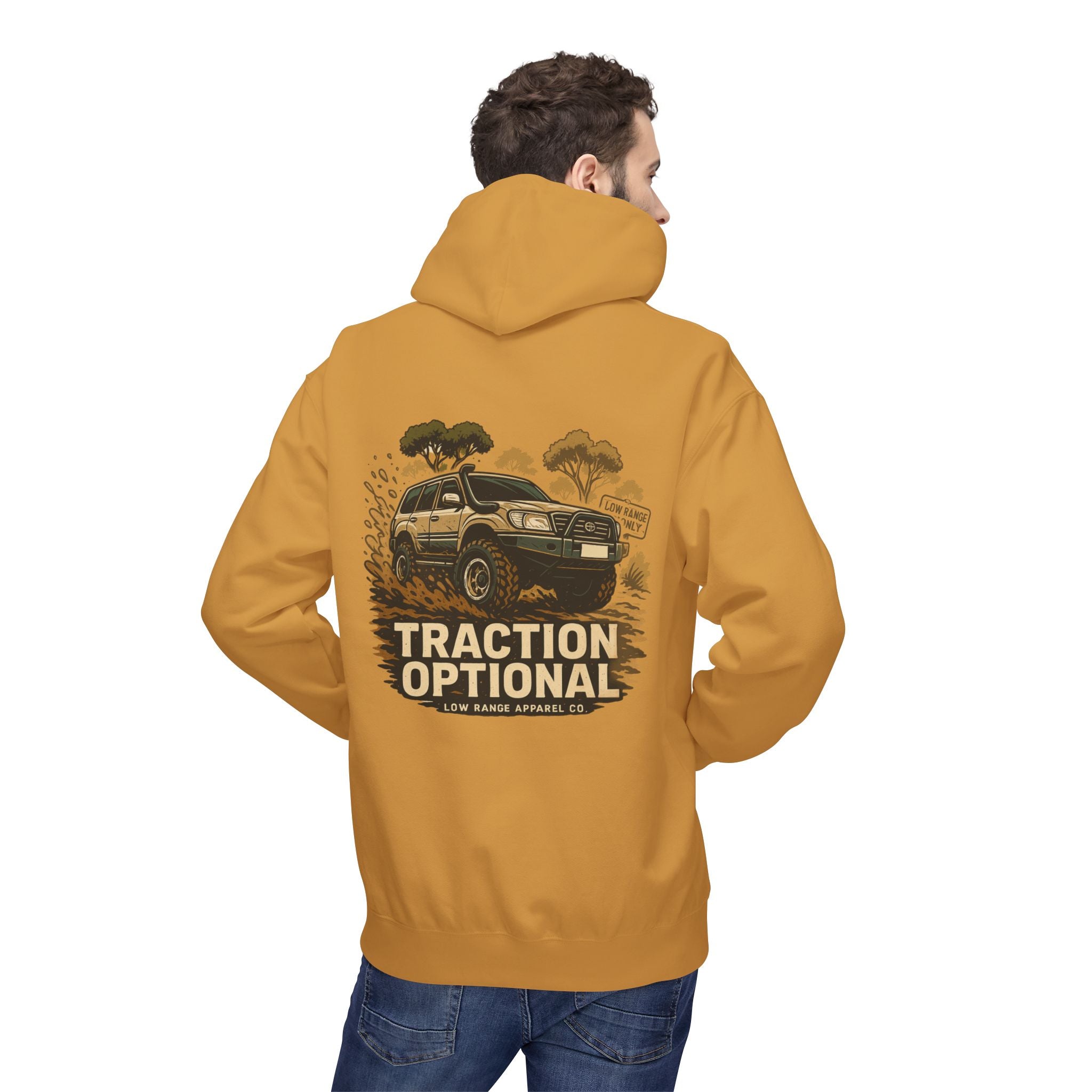 Traction Optional Unisex Hoodie | Low Range Apparel Co.