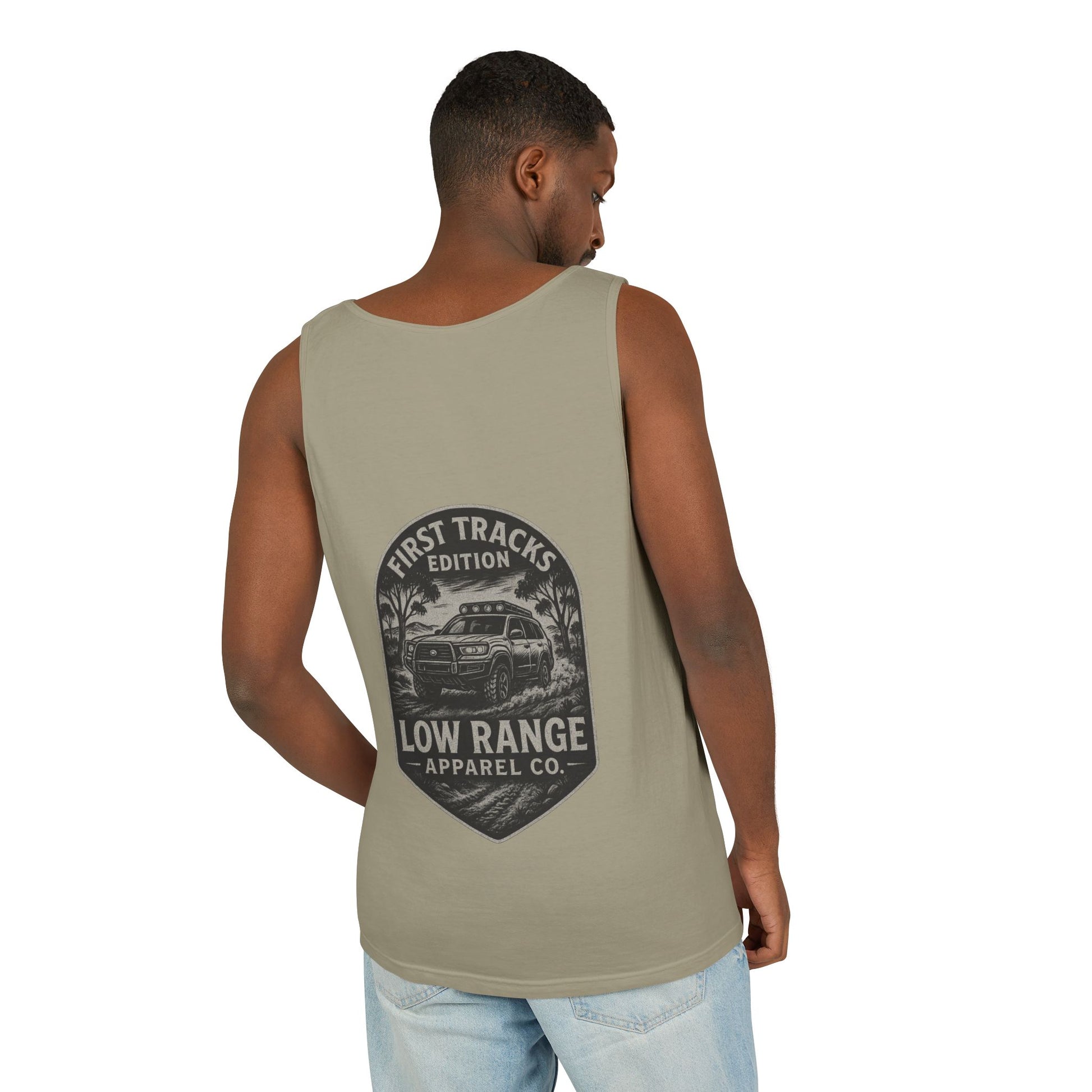 First Tracks Unisex Tank Top | Low Range Apparel Co. - Low Range Apparel Co.