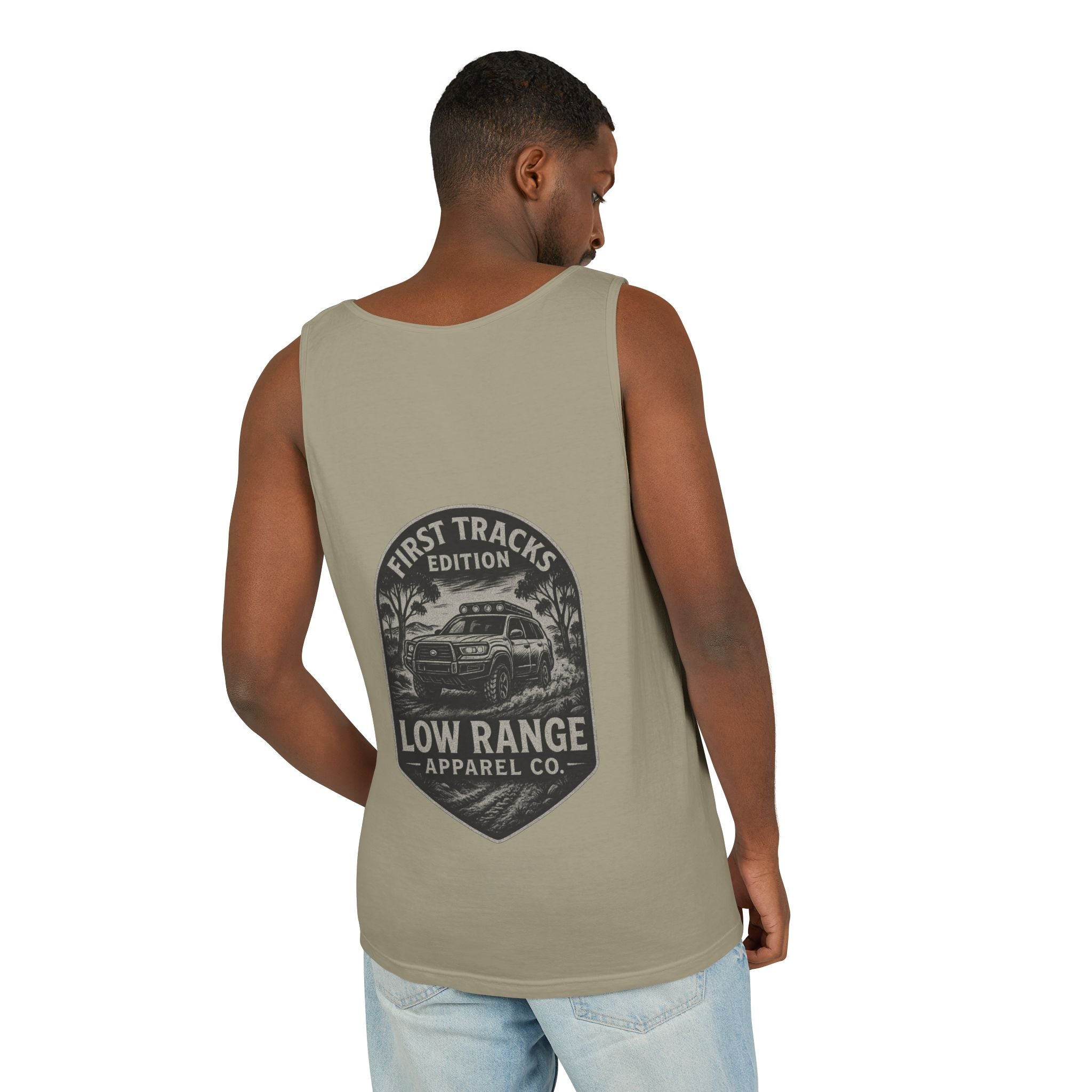 First Tracks Unisex Tank Top | Low Range Apparel Co. - Low Range Apparel Co.
