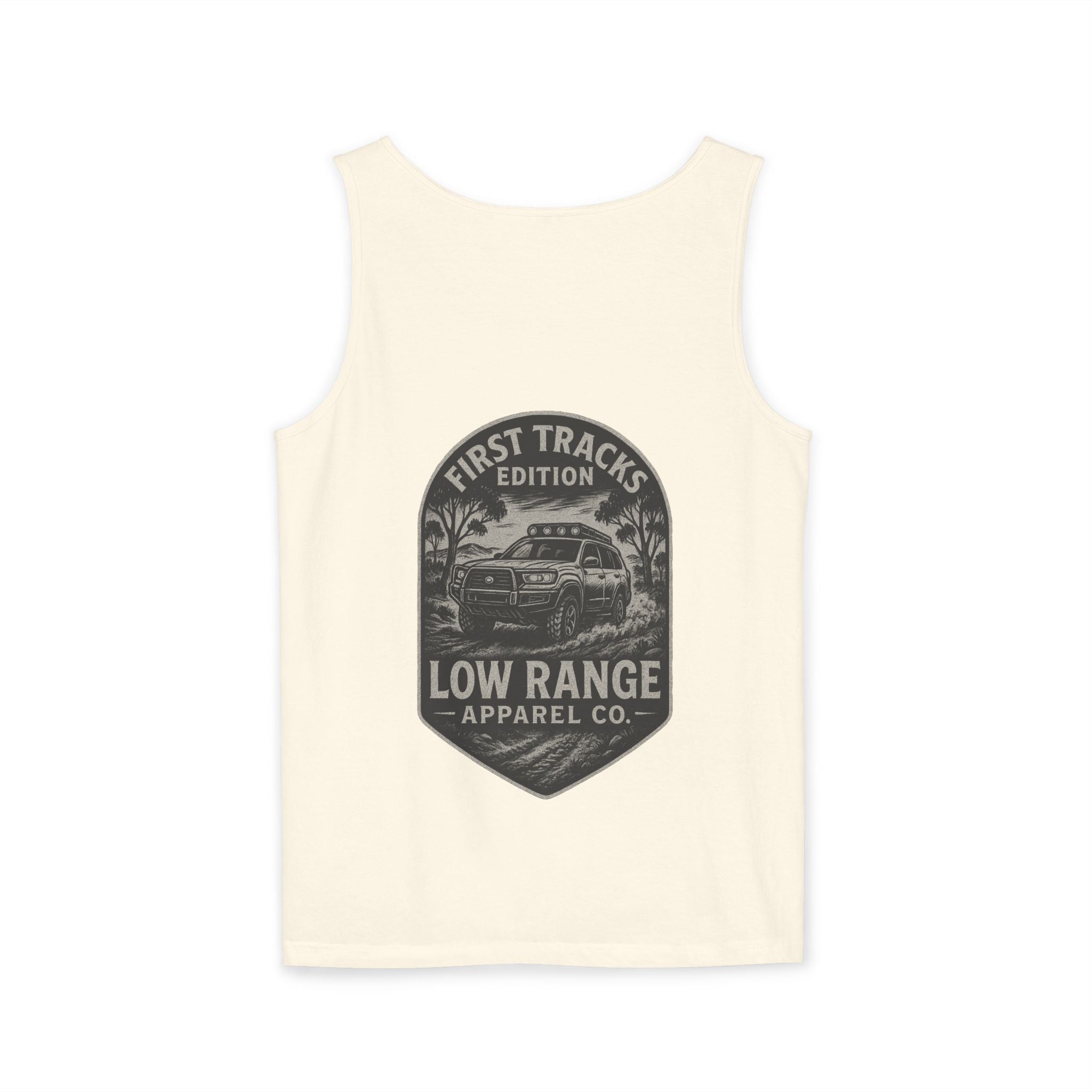First Tracks Unisex Tank Top | Low Range Apparel Co. - Low Range Apparel Co.