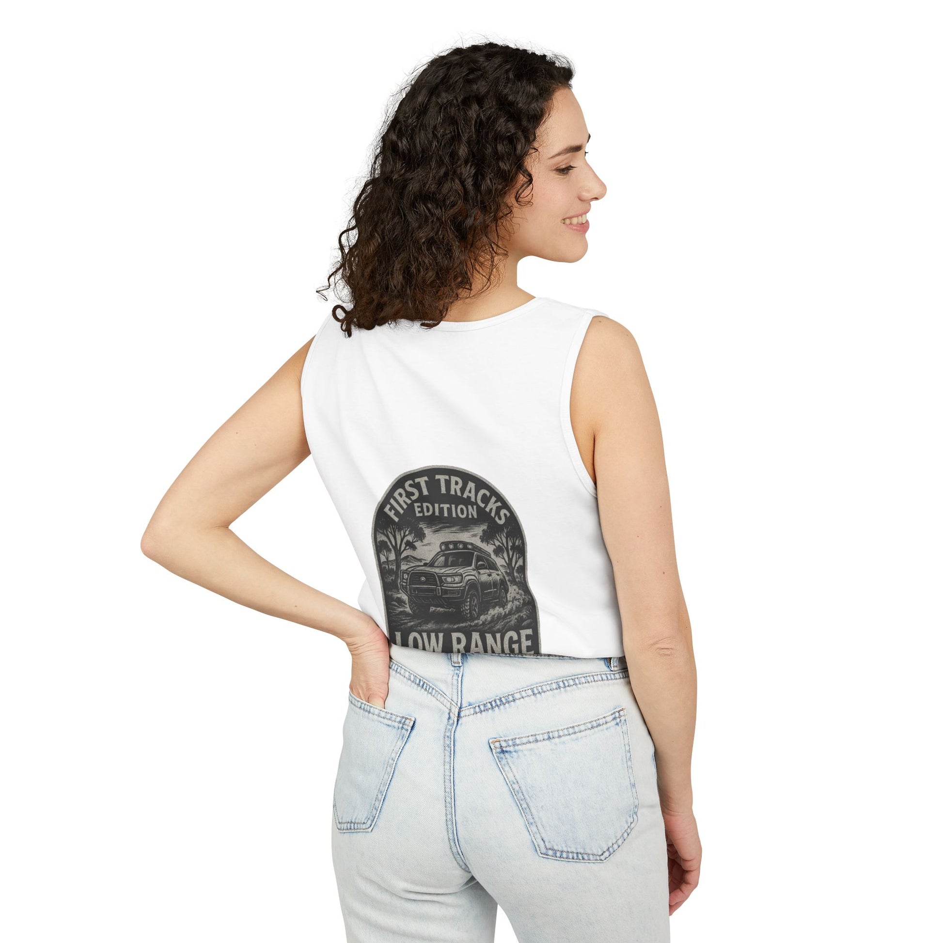 First Tracks Unisex Tank Top | Low Range Apparel Co. - Low Range Apparel Co.