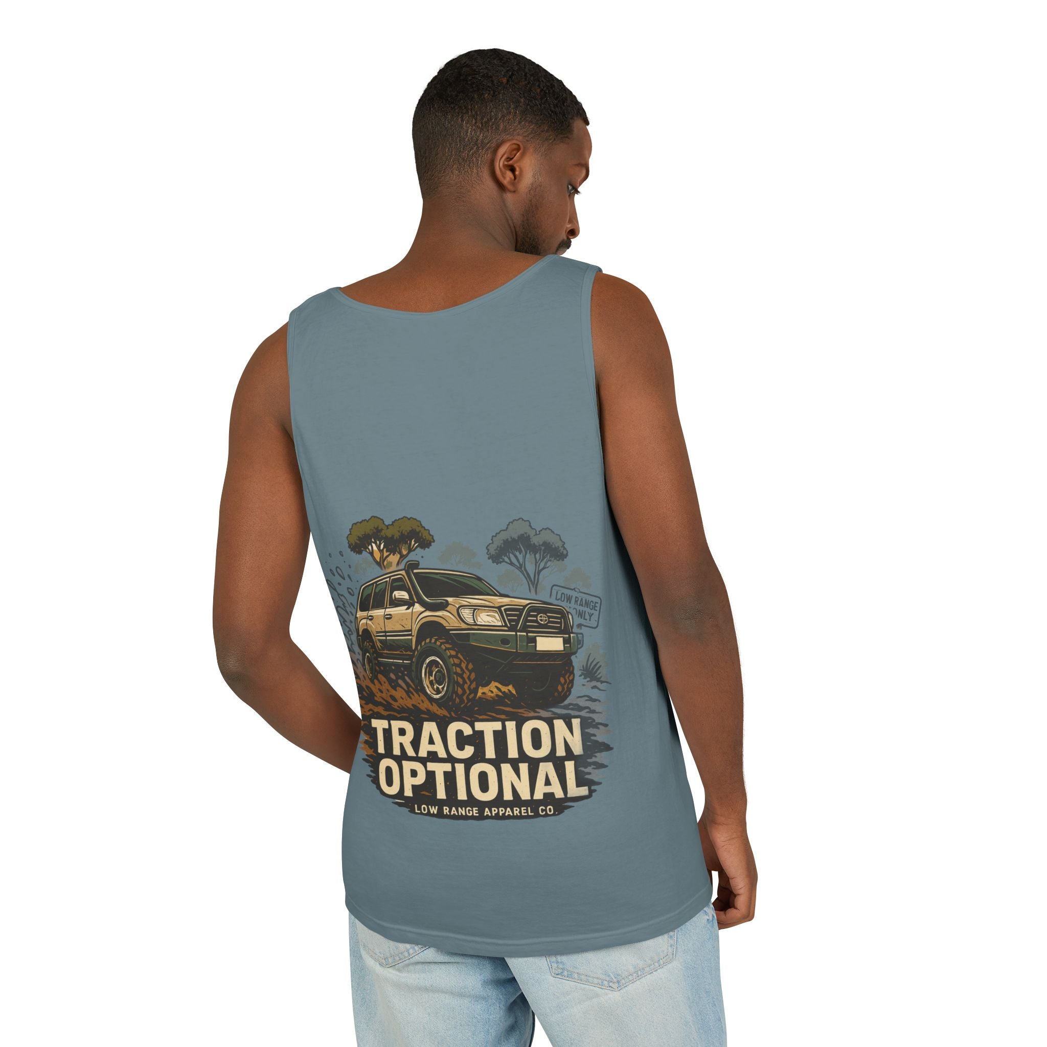 Traction Optional Unisex Tank Top | Low Range Apparel Co.