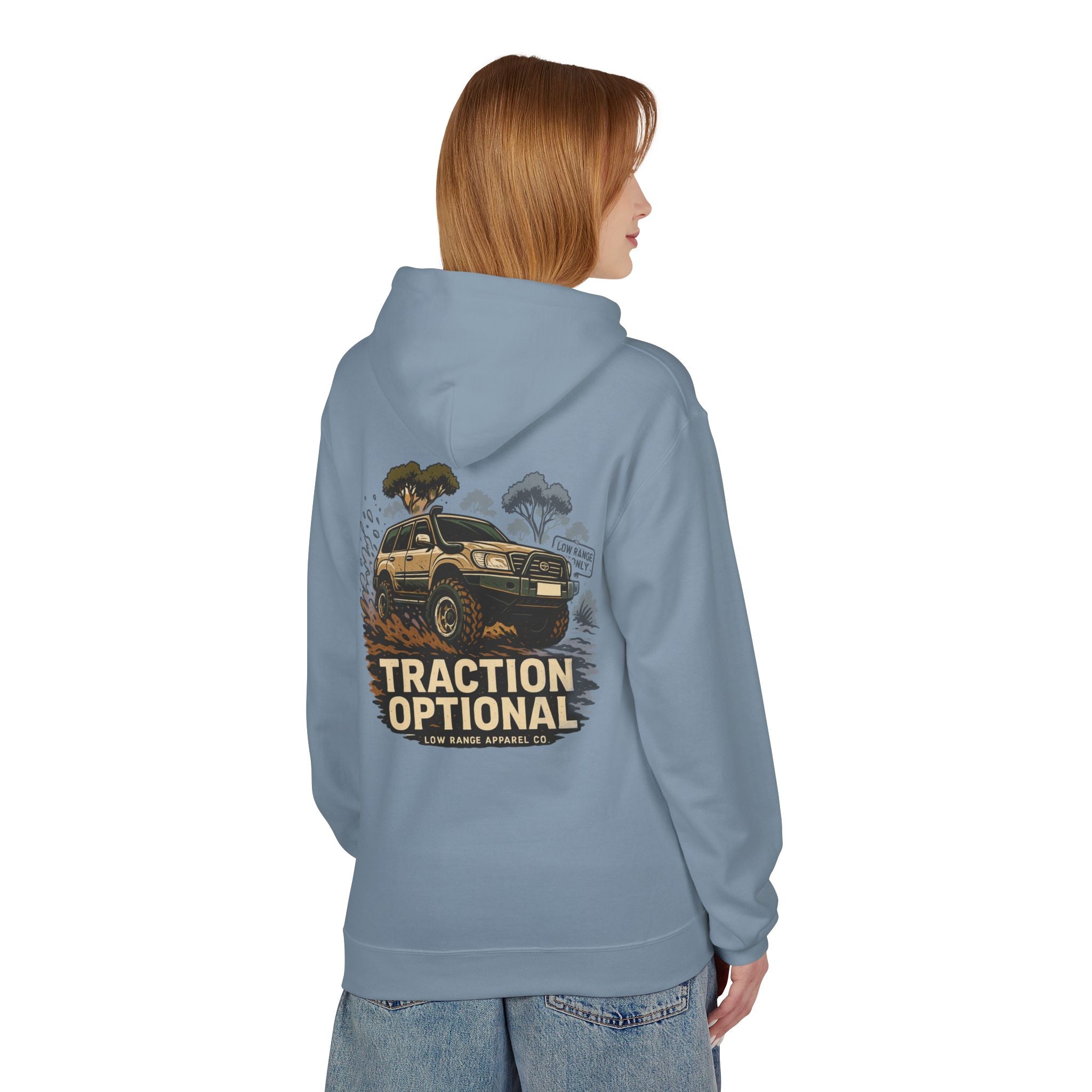 Traction Optional Unisex Hoodie | Low Range Apparel Co.