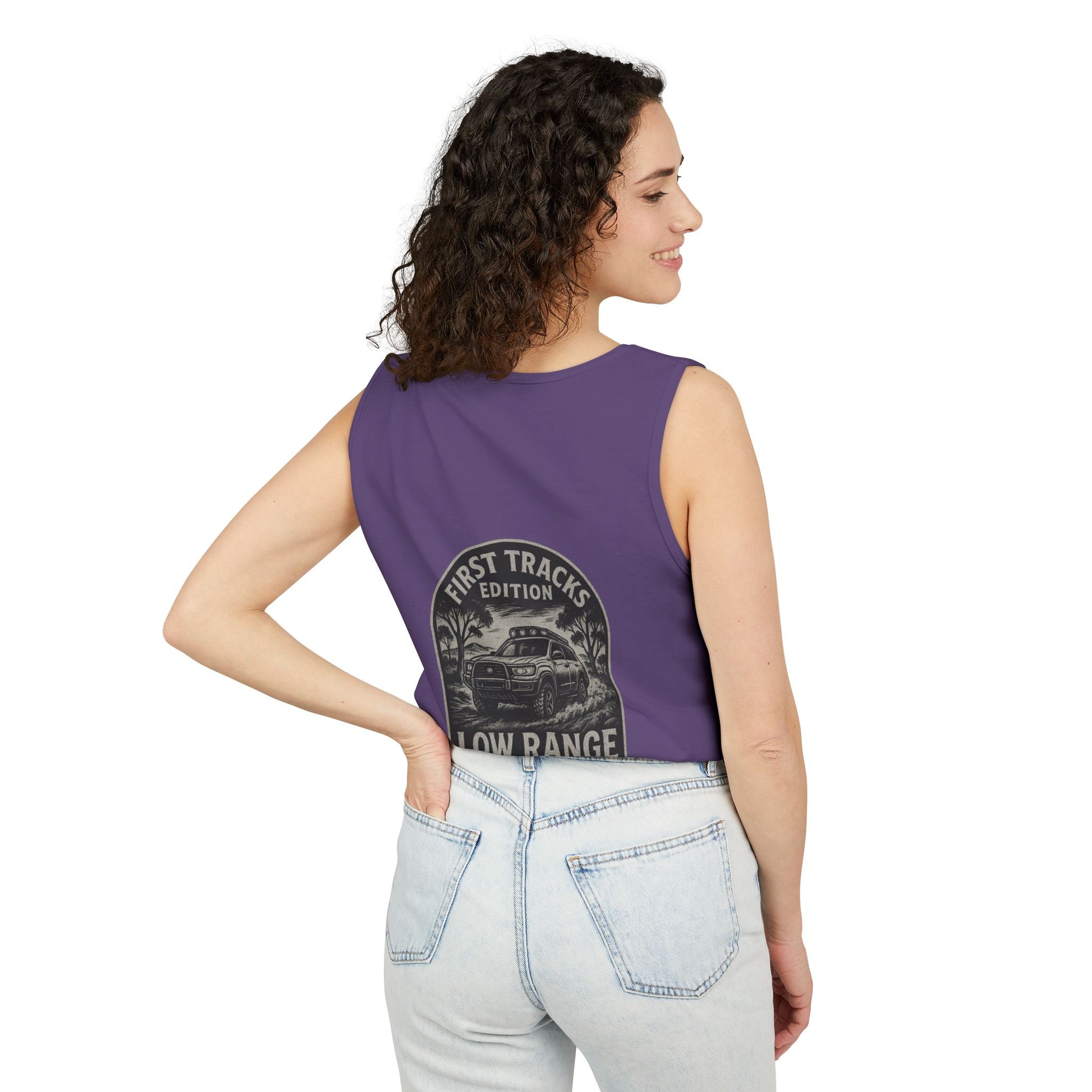 First Tracks Unisex Tank Top | Low Range Apparel Co. - Low Range Apparel Co.