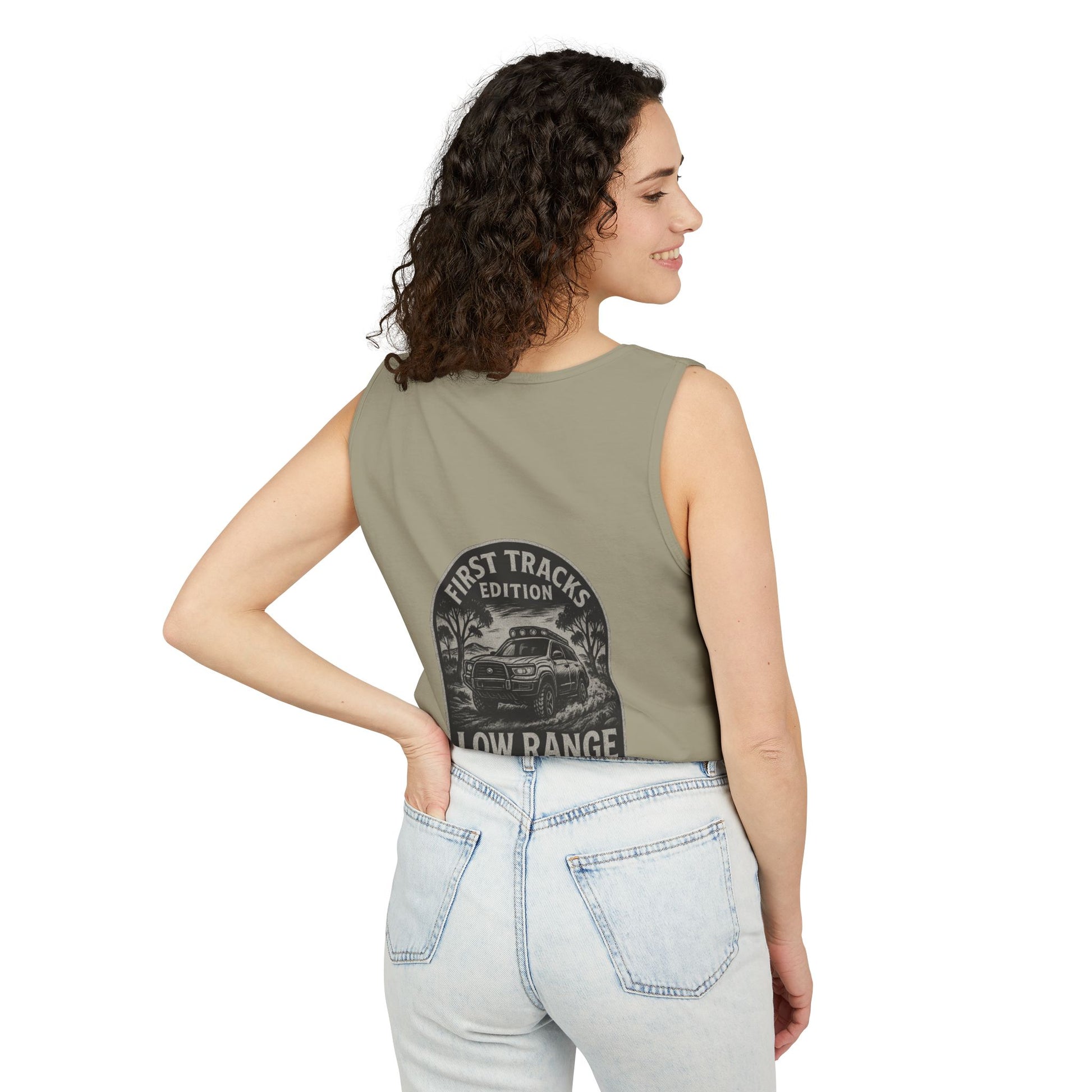 First Tracks Unisex Tank Top | Low Range Apparel Co. - Low Range Apparel Co.