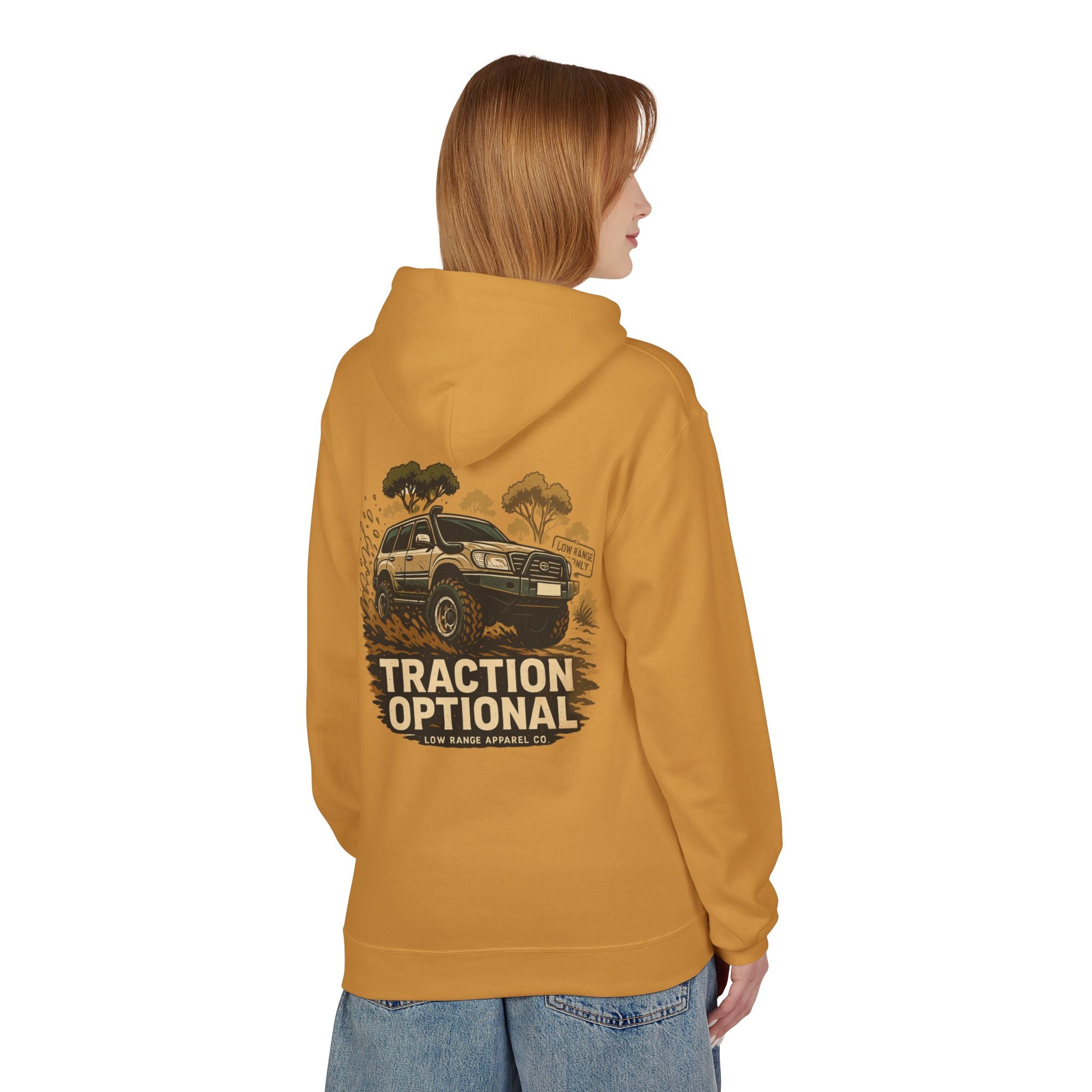 Traction Optional Unisex Hoodie | Low Range Apparel Co.
