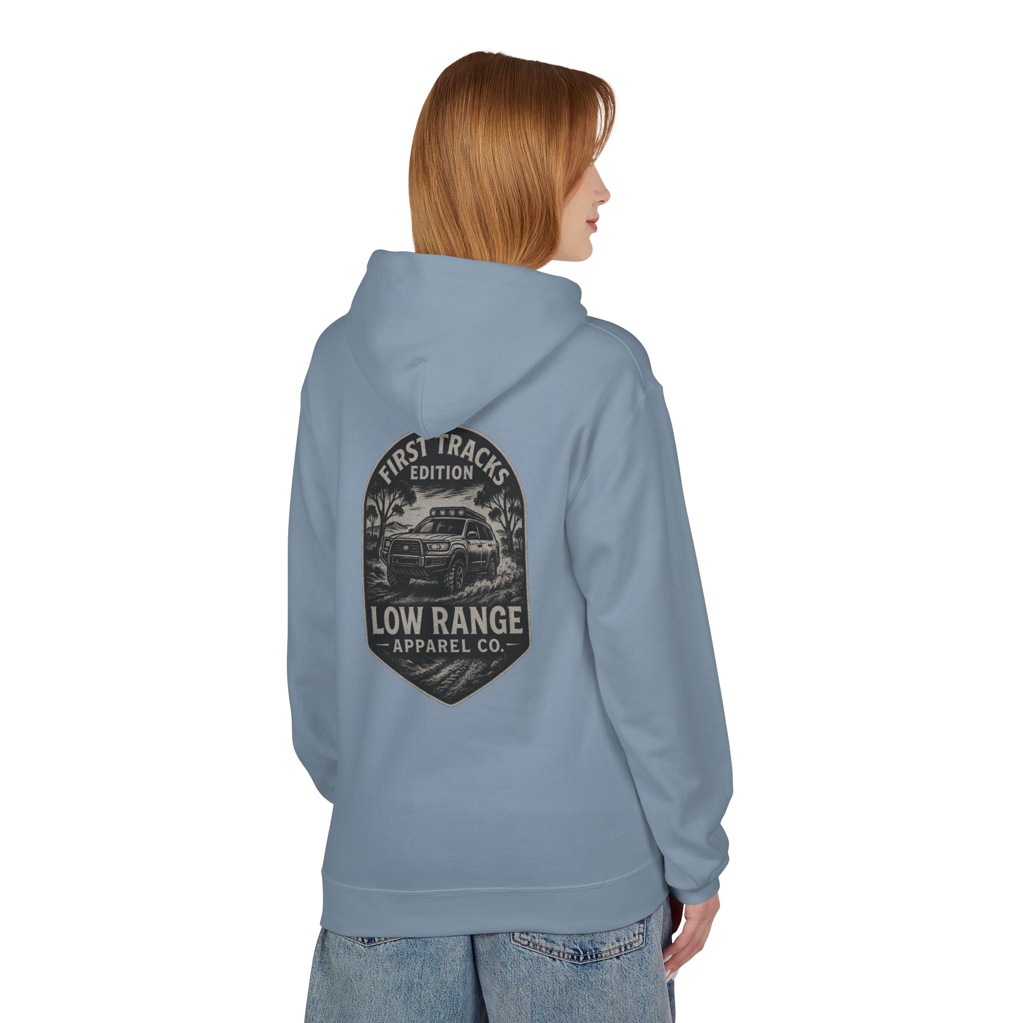 First Tracks Unisex Hoodie | Low Range Apparel Co. - Low Range Apparel Co.