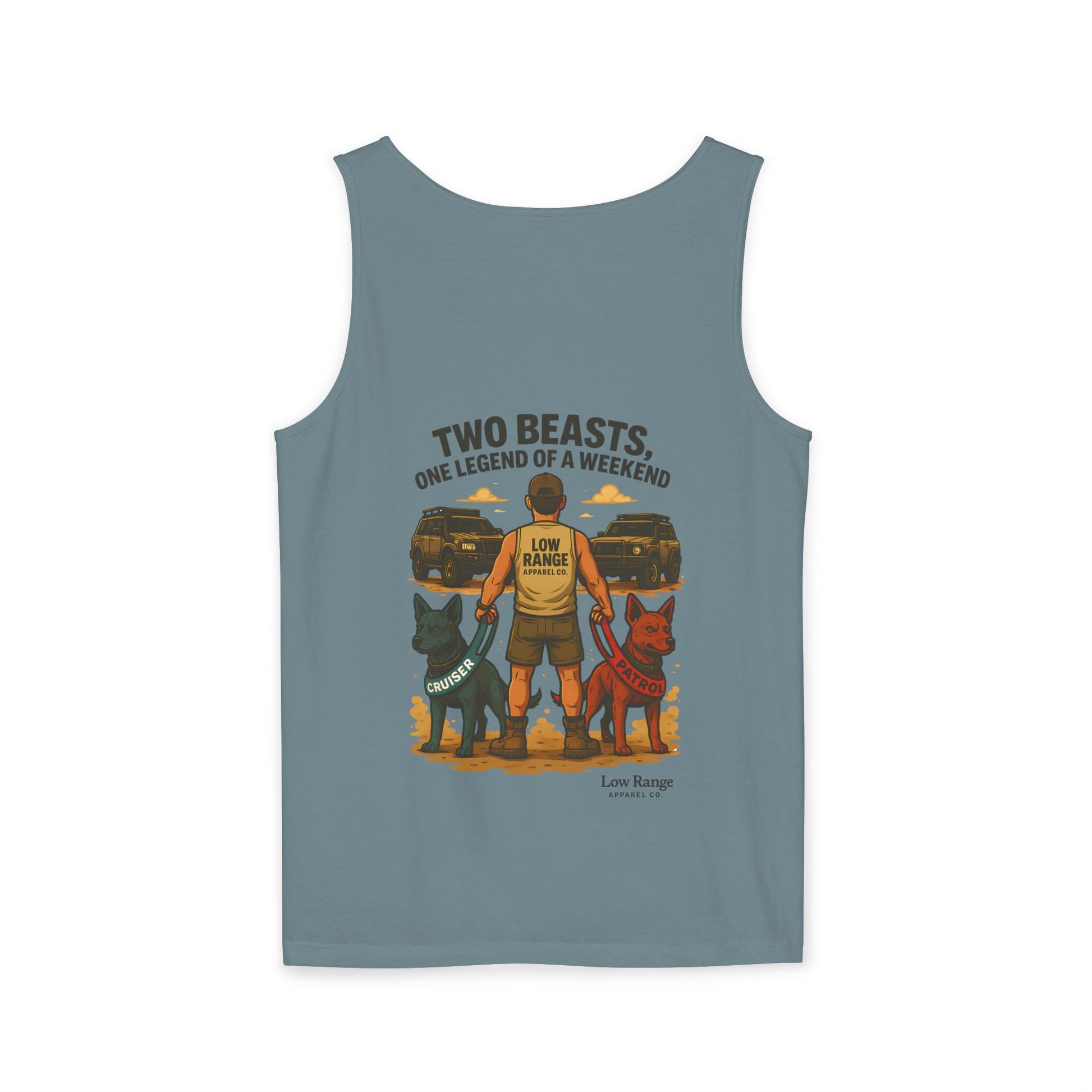 Two Beasts Unisex Tank Top | Low Range Apparel Co. - Low Range Apparel Co.