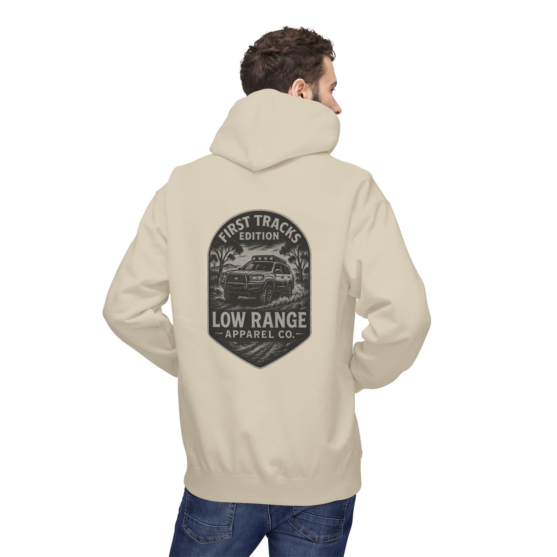 First Tracks Unisex Hoodie | Low Range Apparel Co. - Low Range Apparel Co.