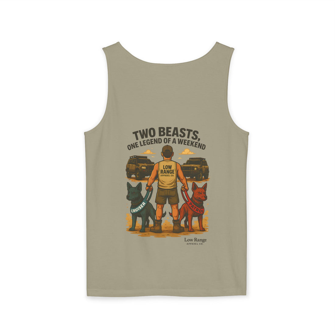 Two Beasts Unisex Tank Top | Low Range Apparel Co. - Low Range Apparel Co.
