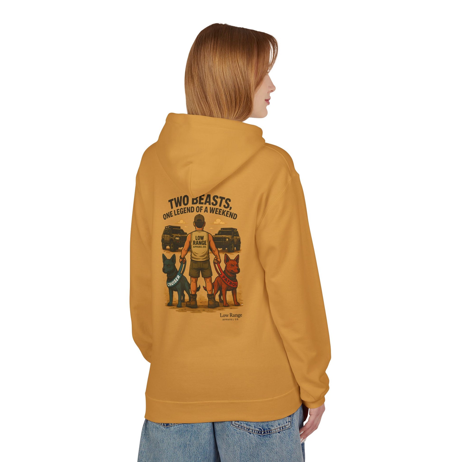 Two Beasts Unisex Hoodie | Low Range Apparel Co. - Low Range Apparel Co.