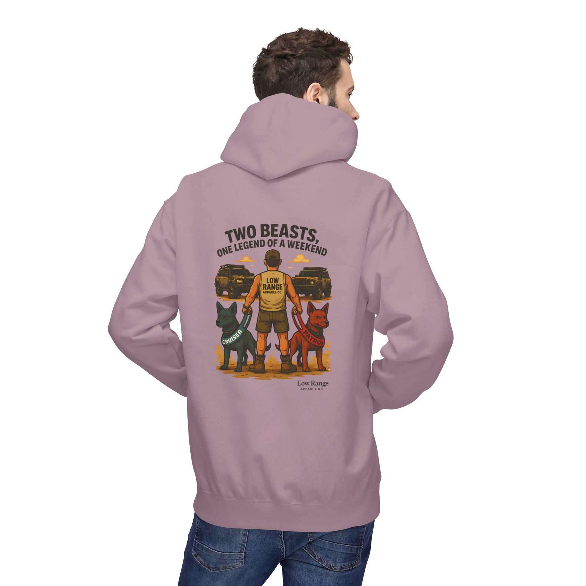 Two Beasts Unisex Hoodie | Low Range Apparel Co. - Low Range Apparel Co.