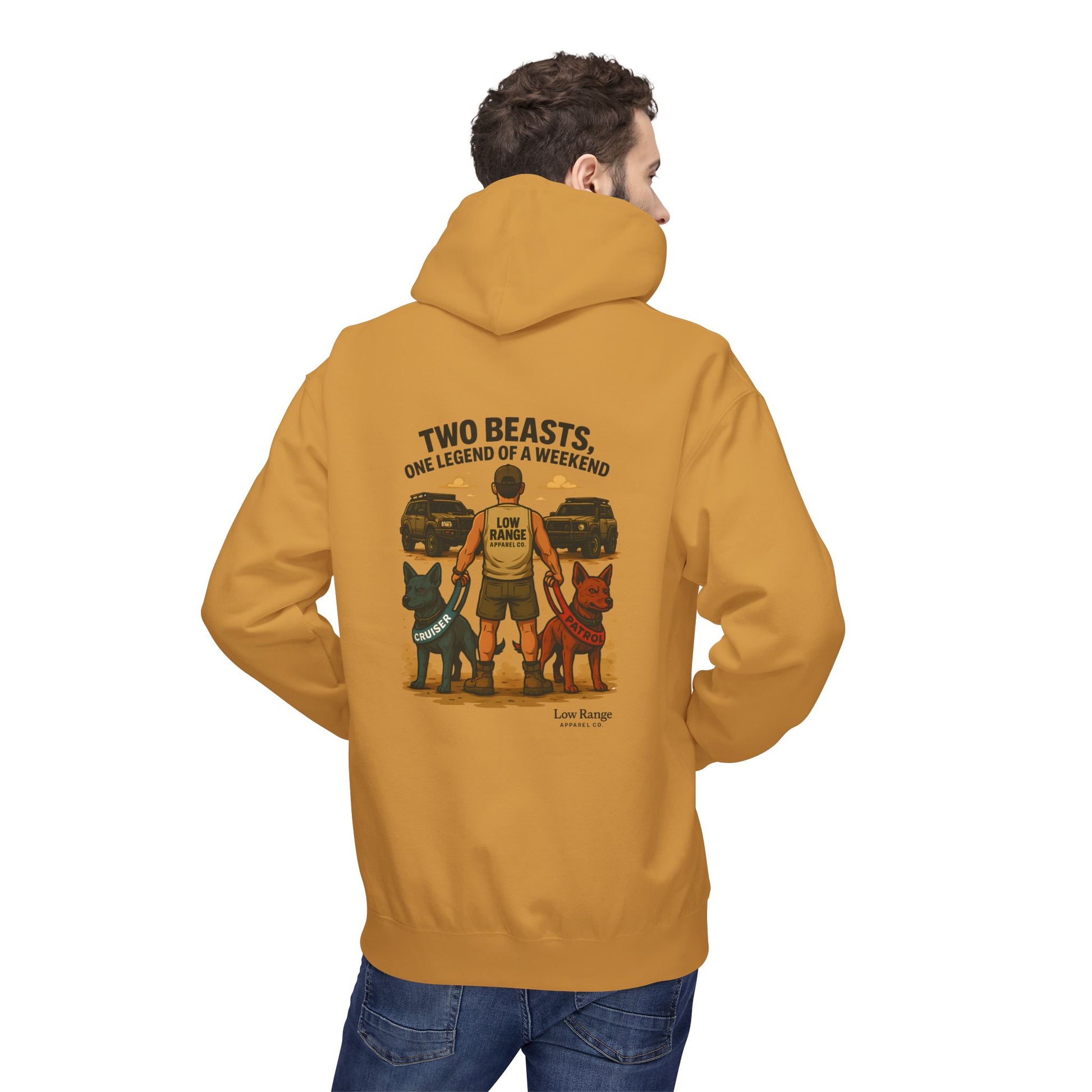 Two Beasts Unisex Hoodie | Low Range Apparel Co. - Low Range Apparel Co.