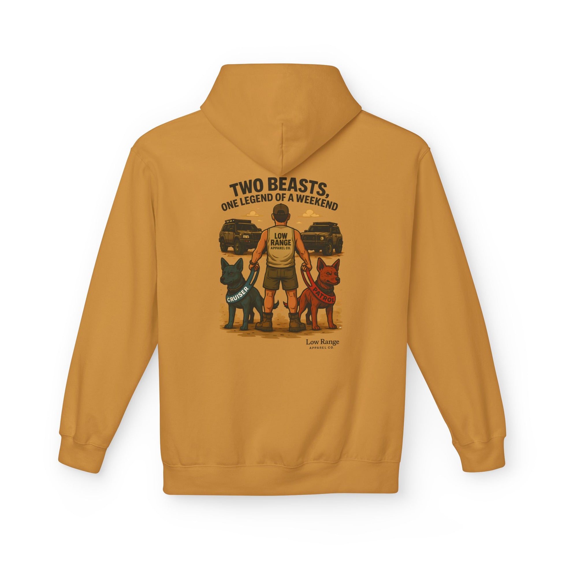Two Beasts Unisex Hoodie | Low Range Apparel Co. - Low Range Apparel Co.