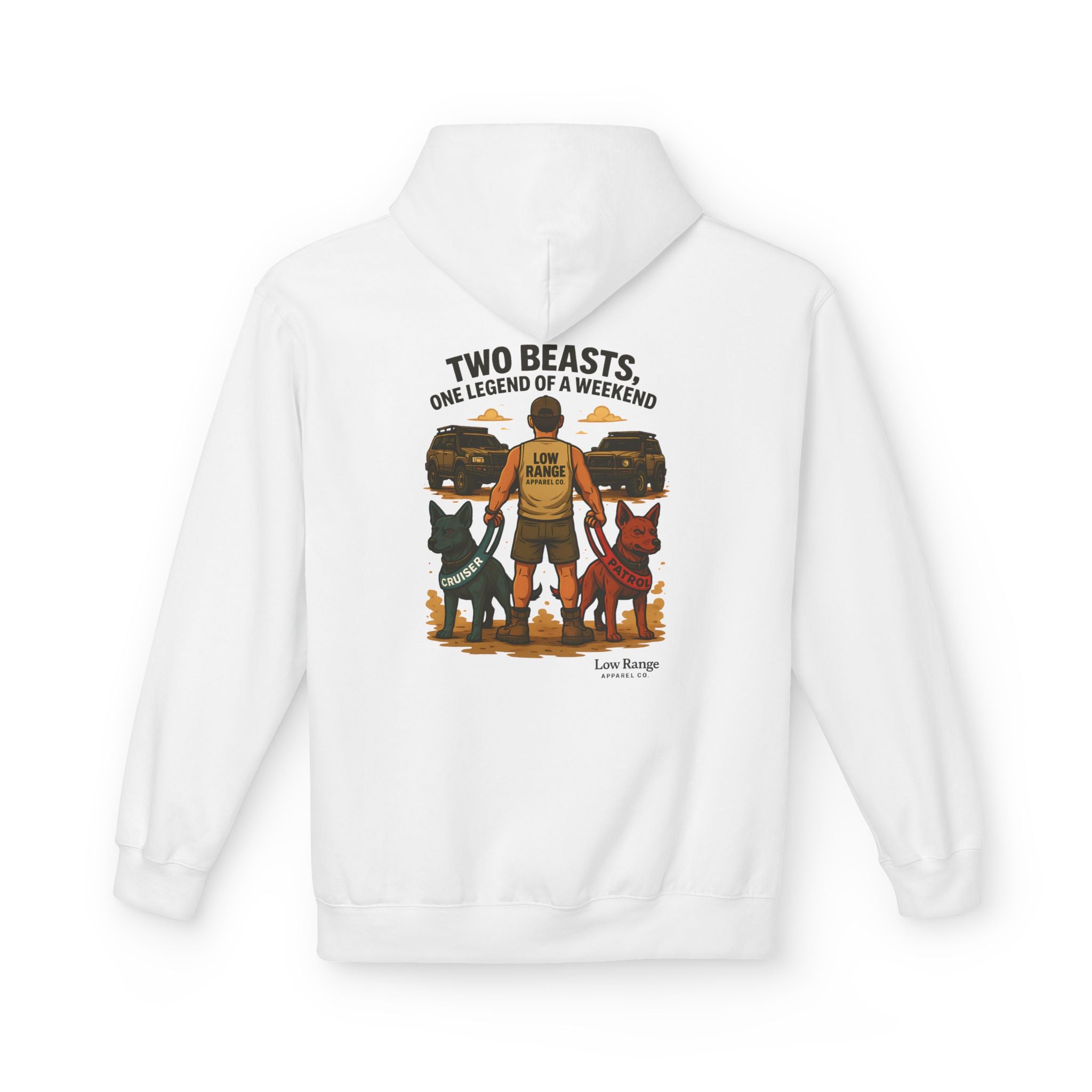 Two Beasts Unisex Hoodie | Low Range Apparel Co. - Low Range Apparel Co.