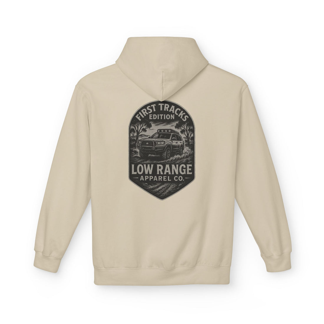 First Tracks Unisex Hoodie | Low Range Apparel Co. - Low Range Apparel Co.