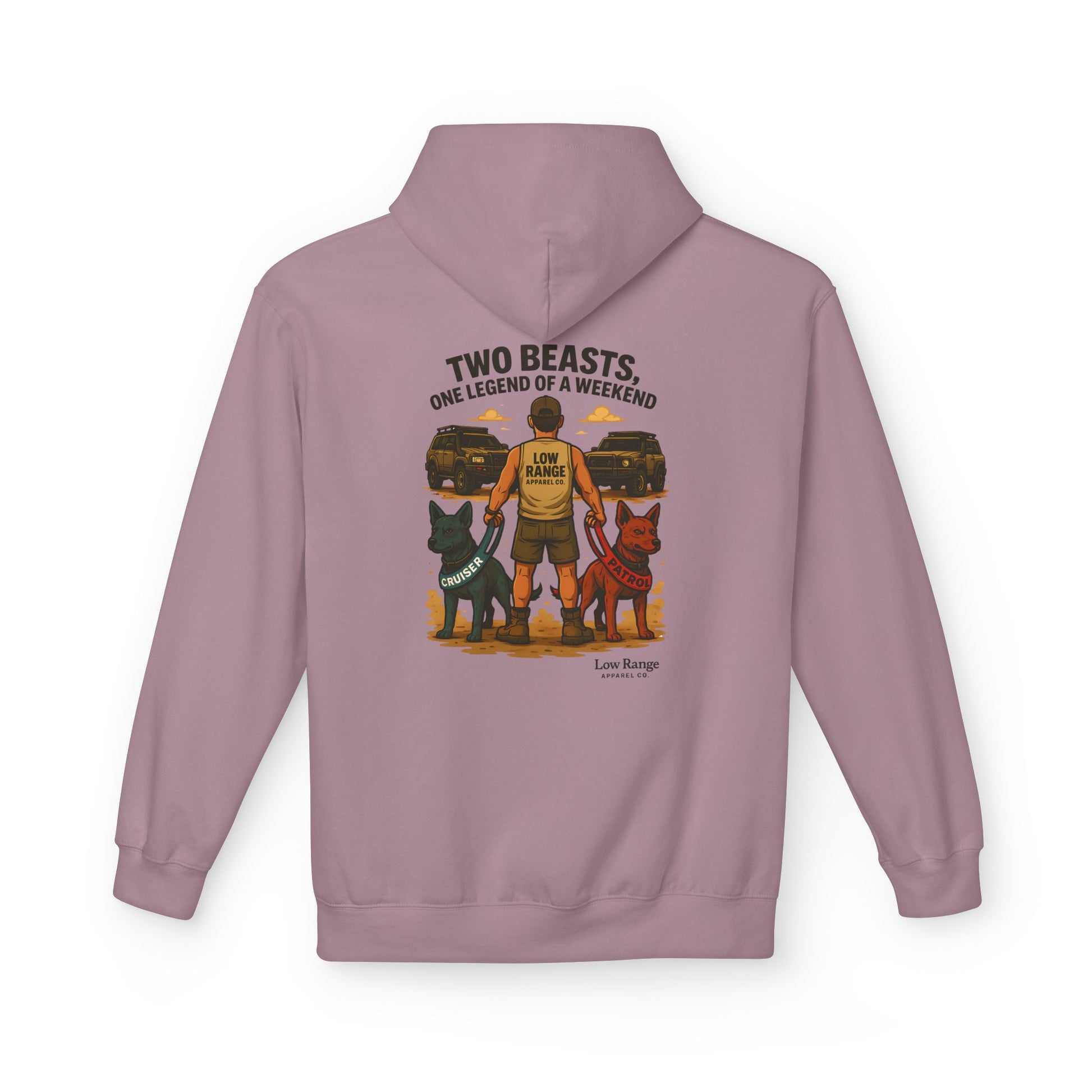 Two Beasts Unisex Hoodie | Low Range Apparel Co. - Low Range Apparel Co.