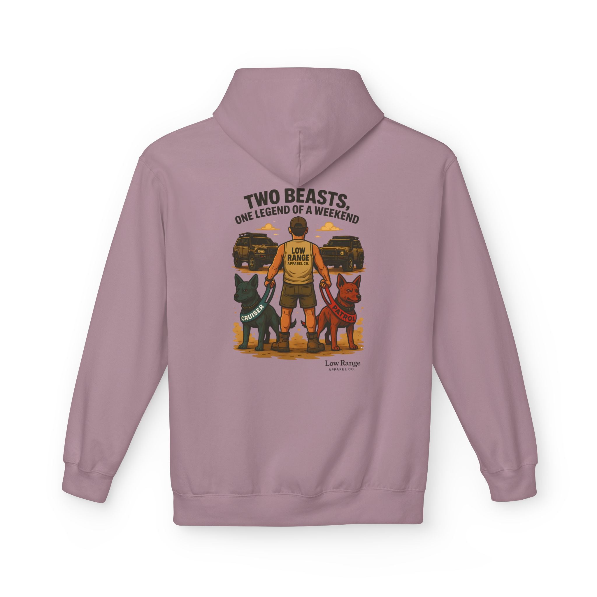 Two Beasts Unisex Hoodie | Low Range Apparel Co. - Low Range Apparel Co.