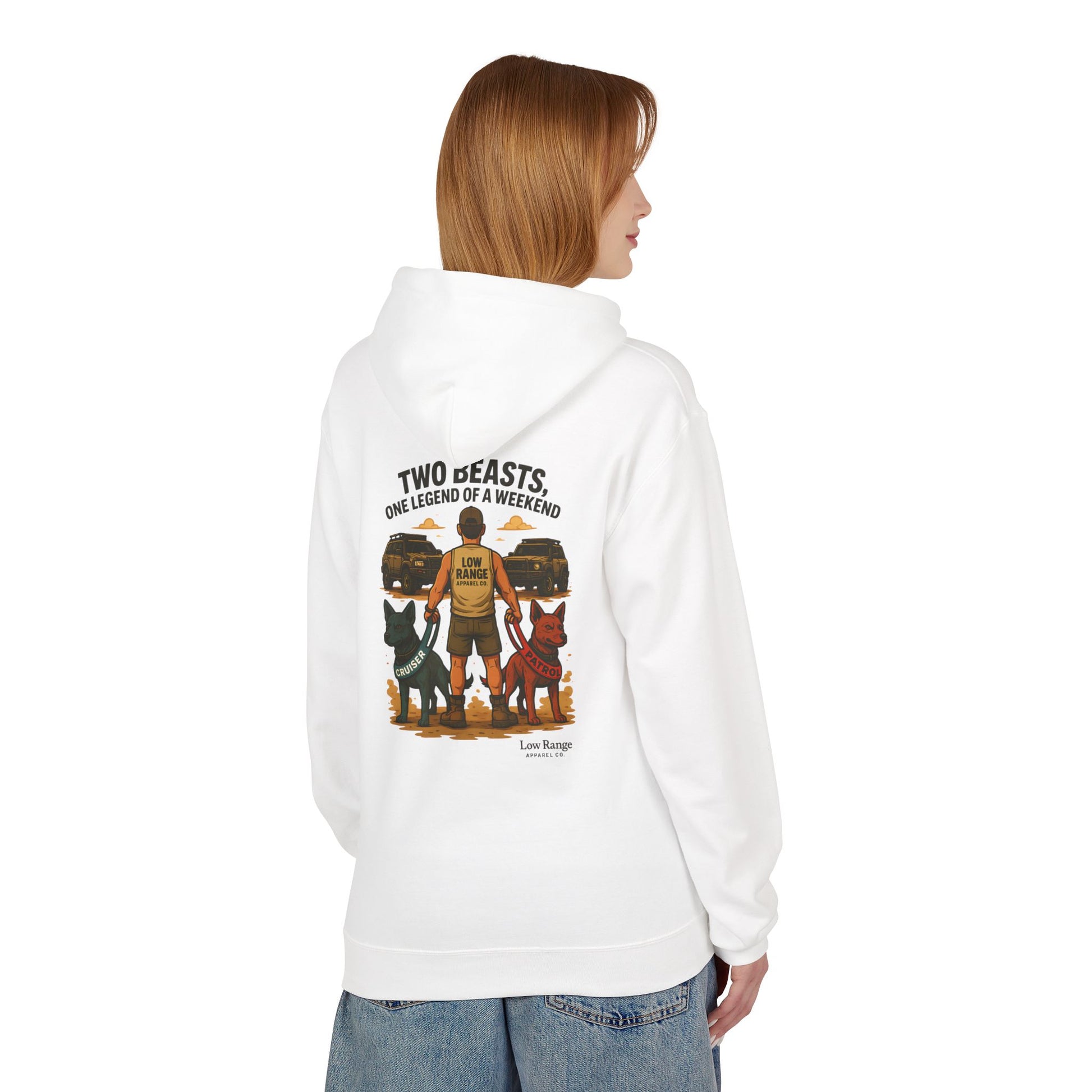 Two Beasts Unisex Hoodie | Low Range Apparel Co. - Low Range Apparel Co.