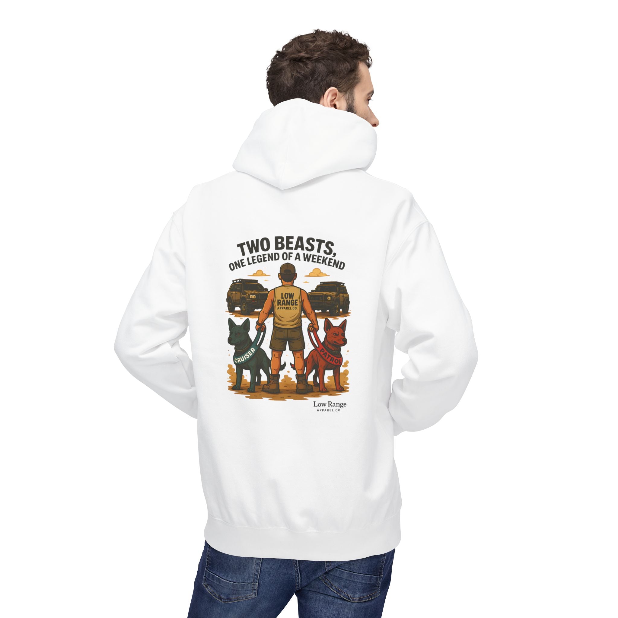 Two Beasts Unisex Hoodie | Low Range Apparel Co. - Low Range Apparel Co.
